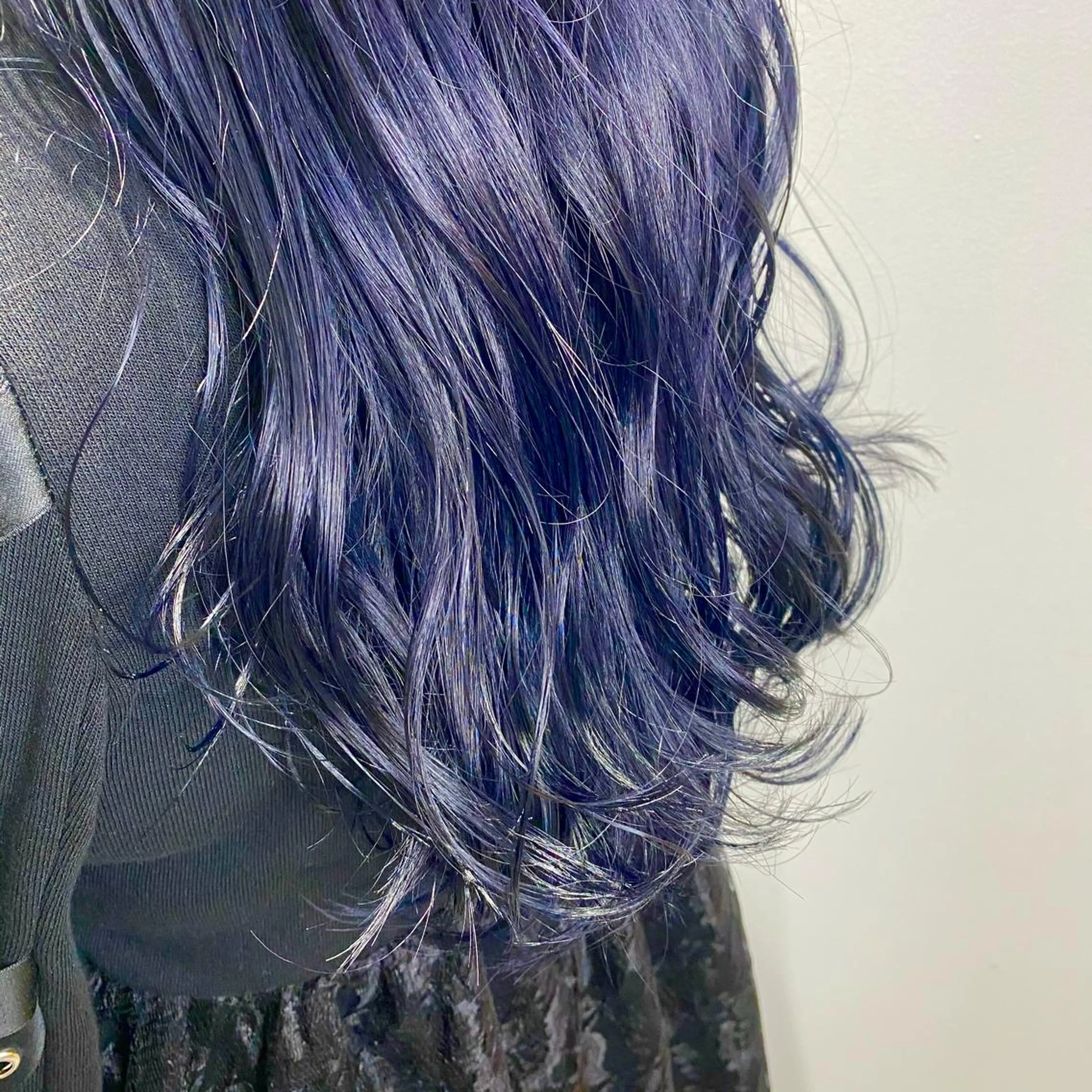 ロング カラー ブルーカラー ネイビーカラー ACT/表参道店所属・暖色カラー🍊 せきゆうかのヘアスタイル