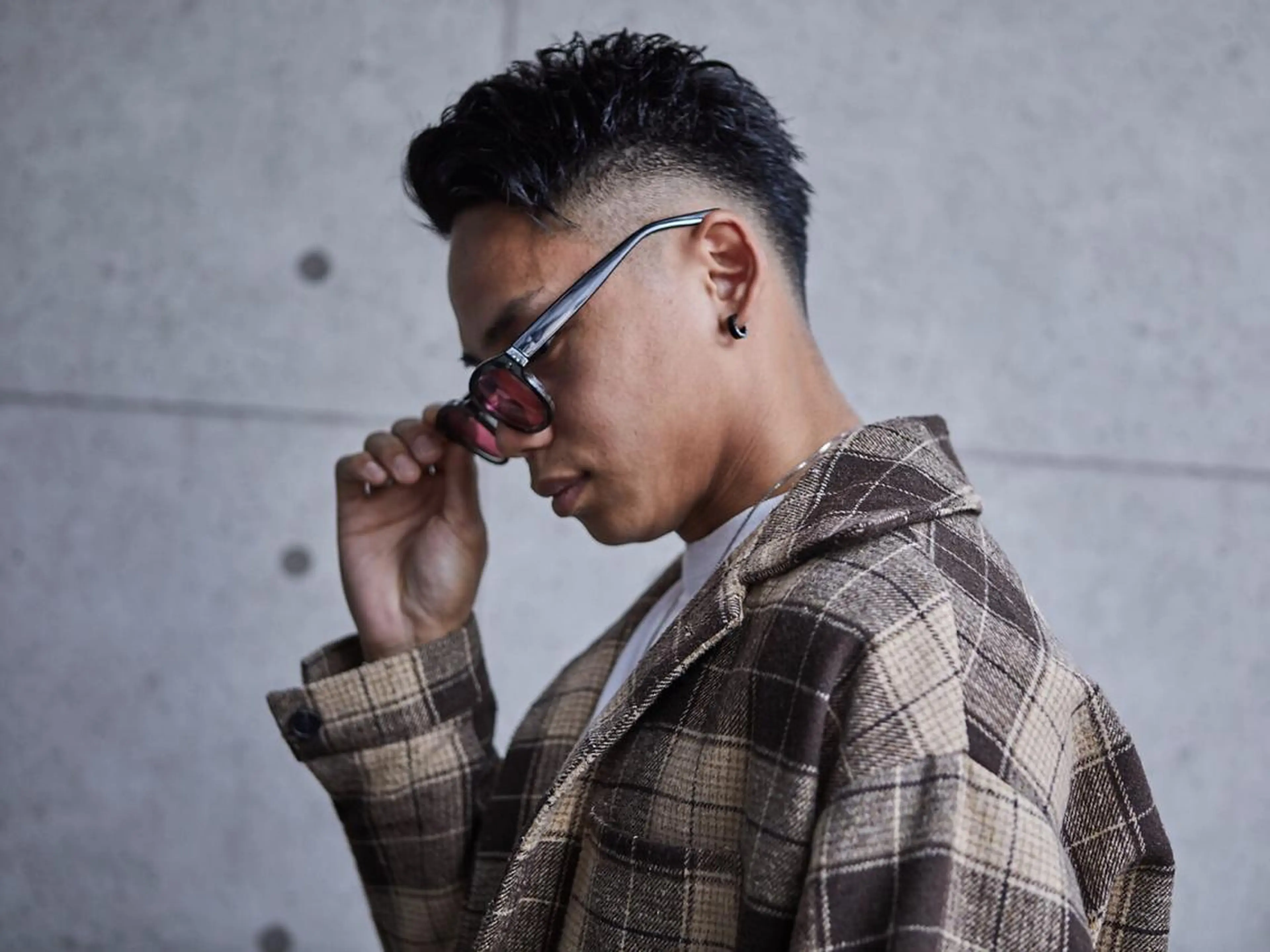 ショート 艶カラー/フェイス レイヤー/たむのヘアスタイル