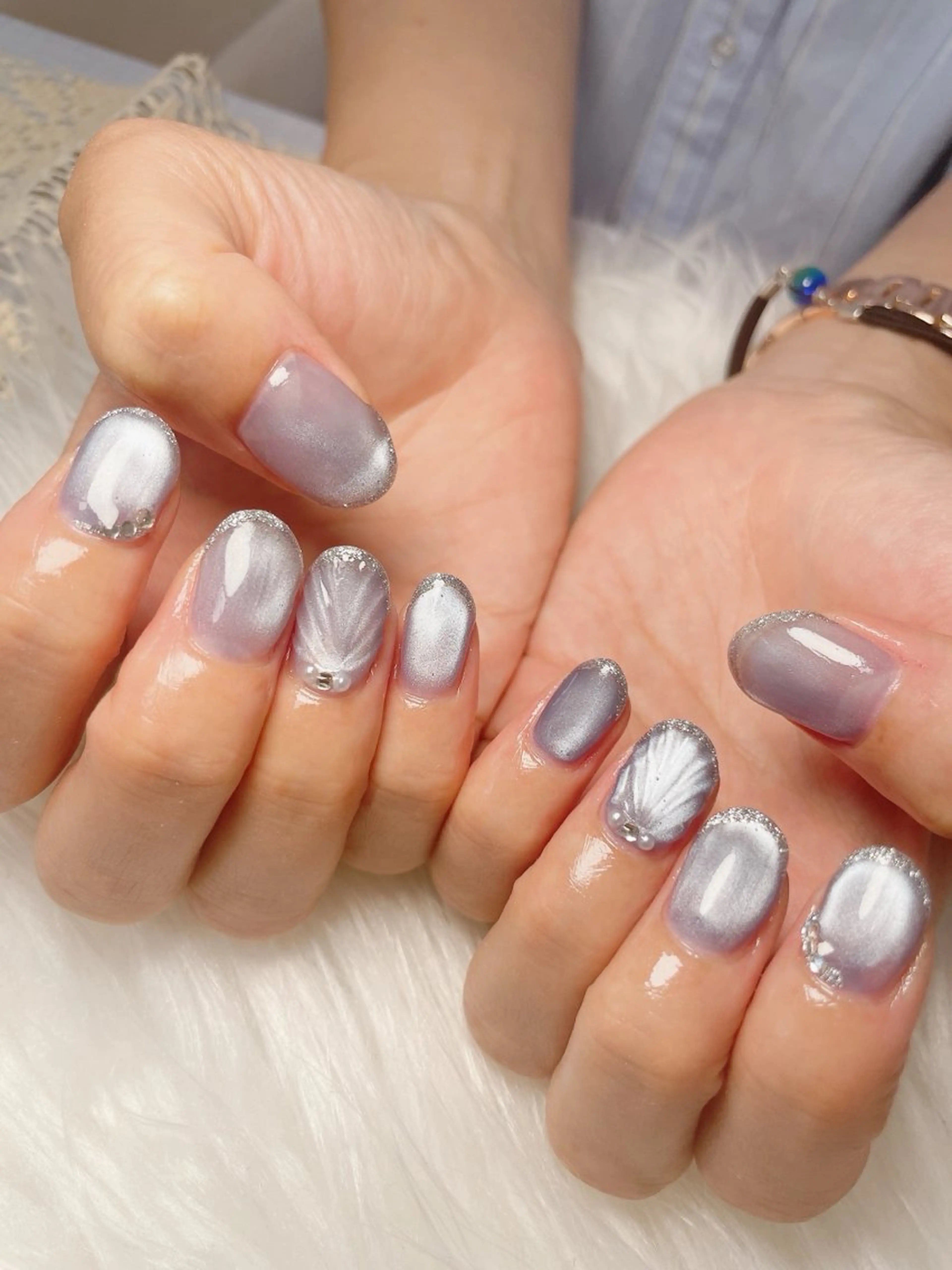 ネイル マグネットネイル nailsalon Rinのネイルデザイン