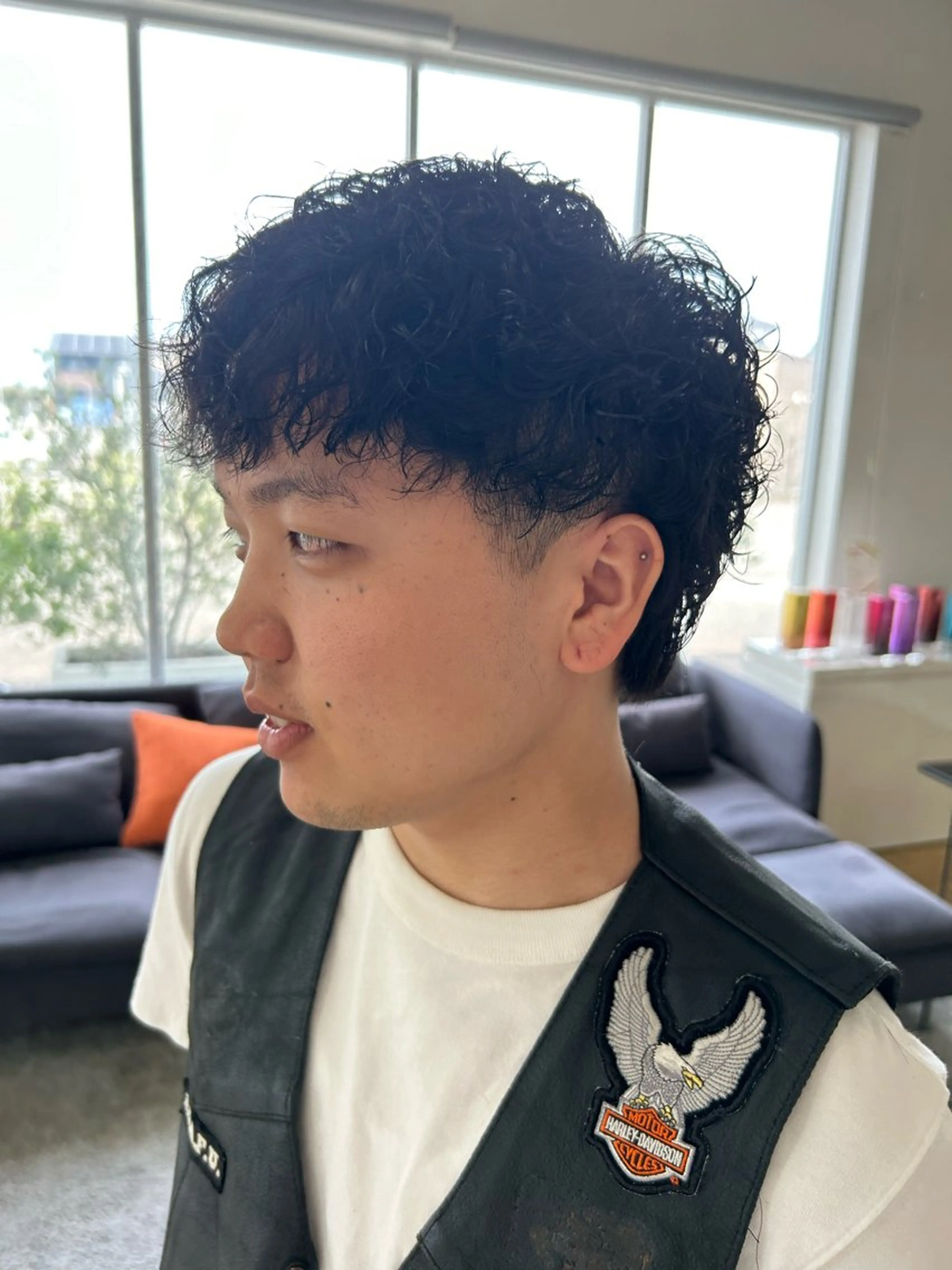 パーマ メンズ メンズパーマ スパイラルパーマ 松尾 乾伸のヘアスタイル