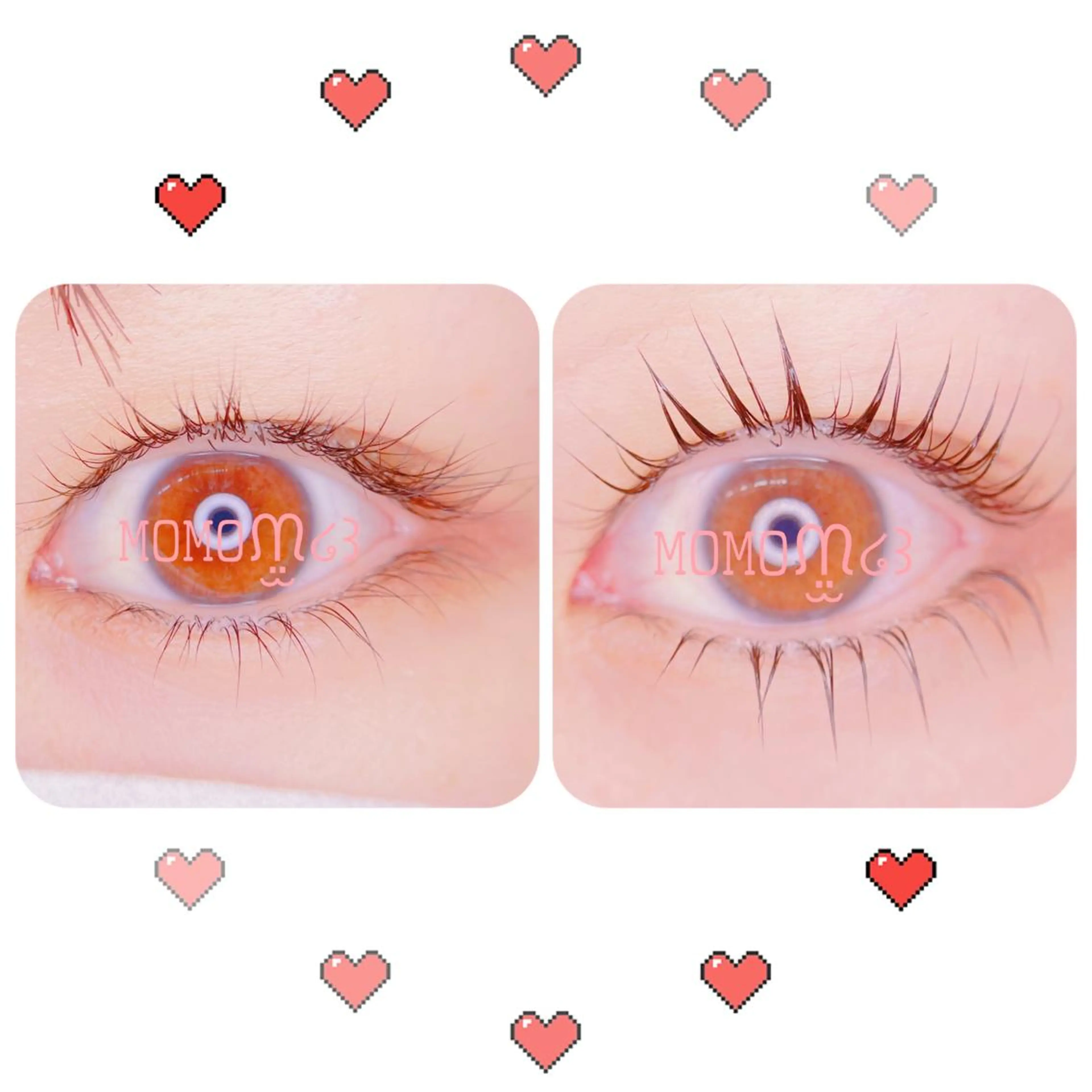 マツエク・マツパ フラットラッシュ ナチュラル パリジェンヌラッシュリフト 下まつげエクステ 一重×まつ毛パーマ マツパ モテデザインのプロ モモ🍑のマツエク・マツパデザイン