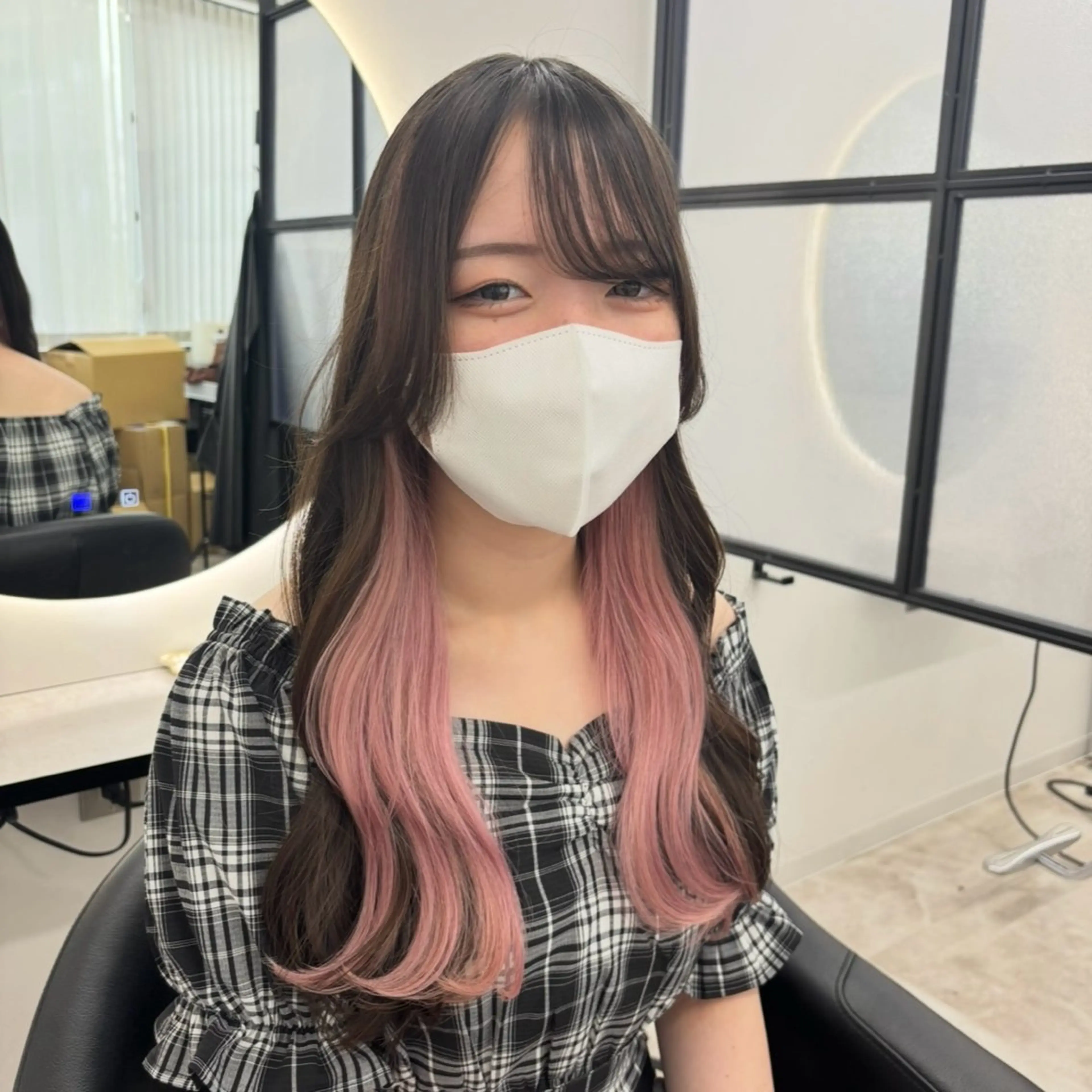 ロング カラー ヘアカラー Ren. 🦋デザインカラーのヘアスタイル