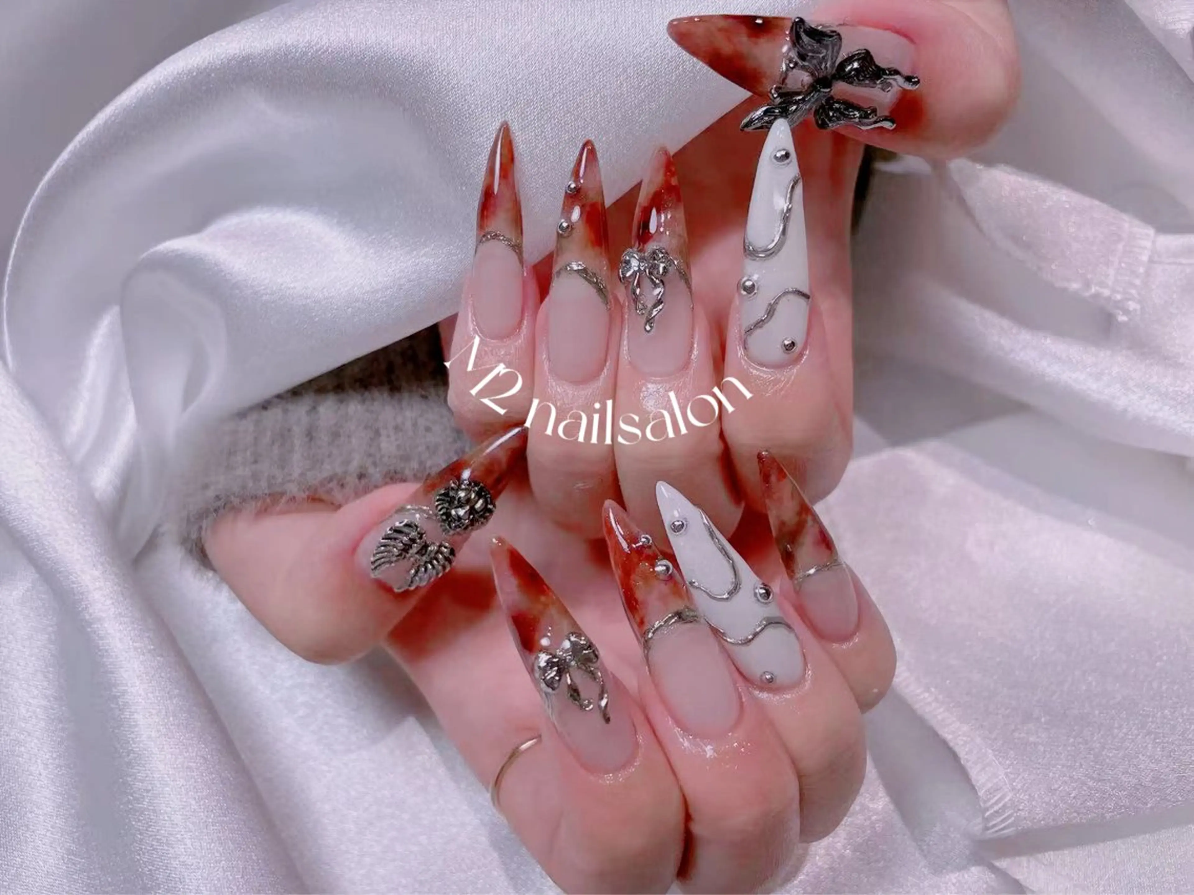 ネイル 長さだし専門店 M2　rikaのネイルデザイン