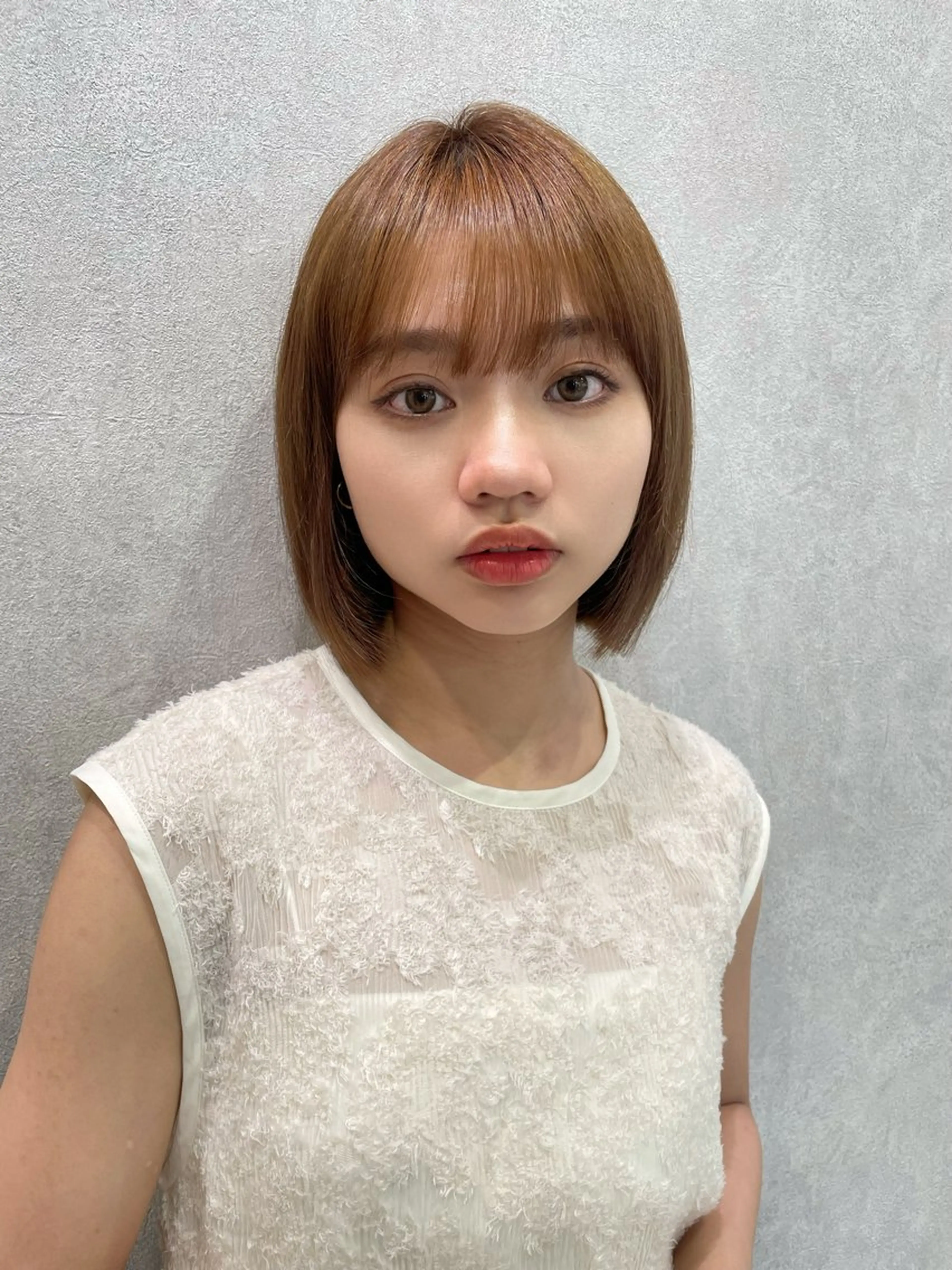 ショート レイヤー/韓国/ 顔周り/しんやのヘアスタイル