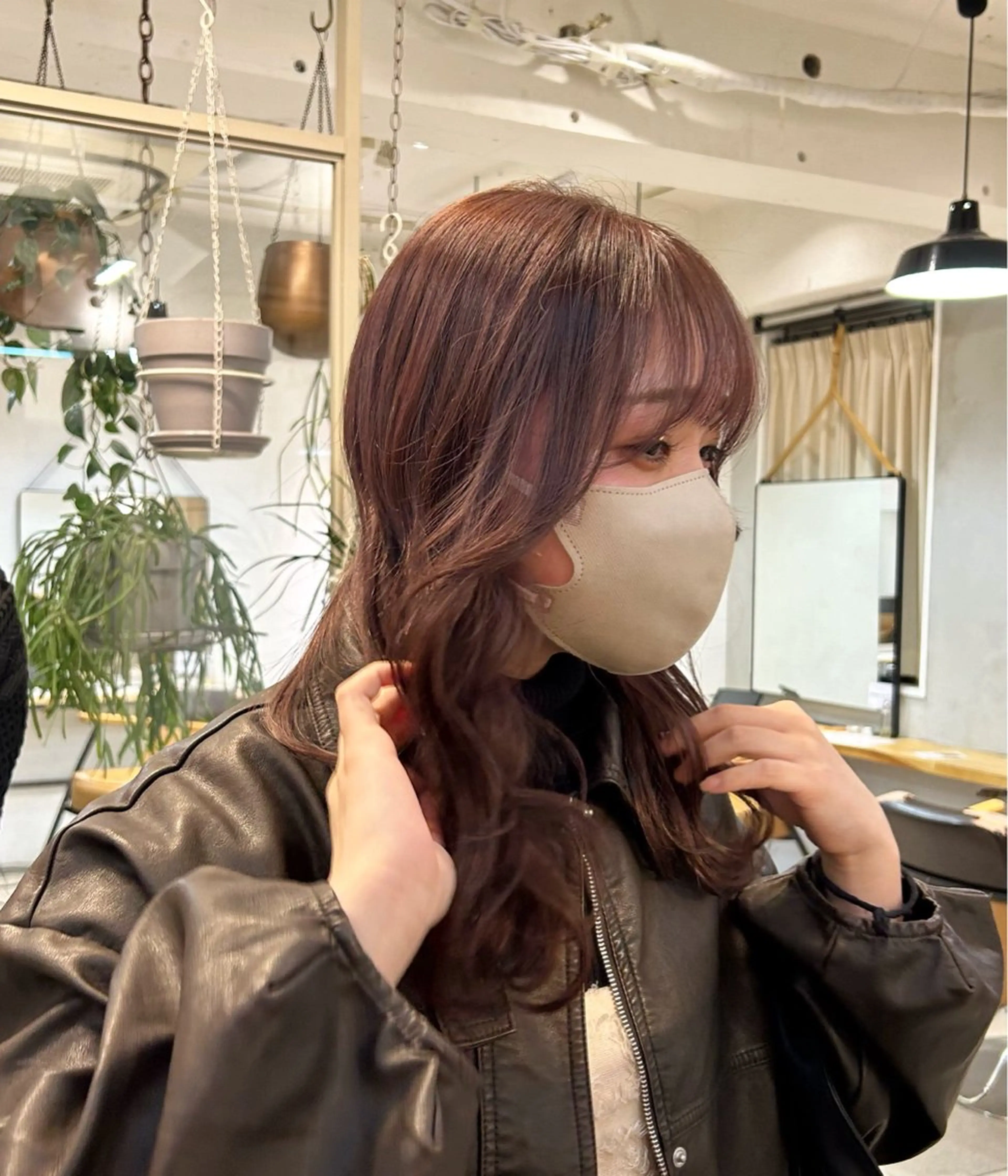 ミディアム カラー カット ヘアカラー じゅわっと暖色カラー 🍊Moemiのヘアスタイル