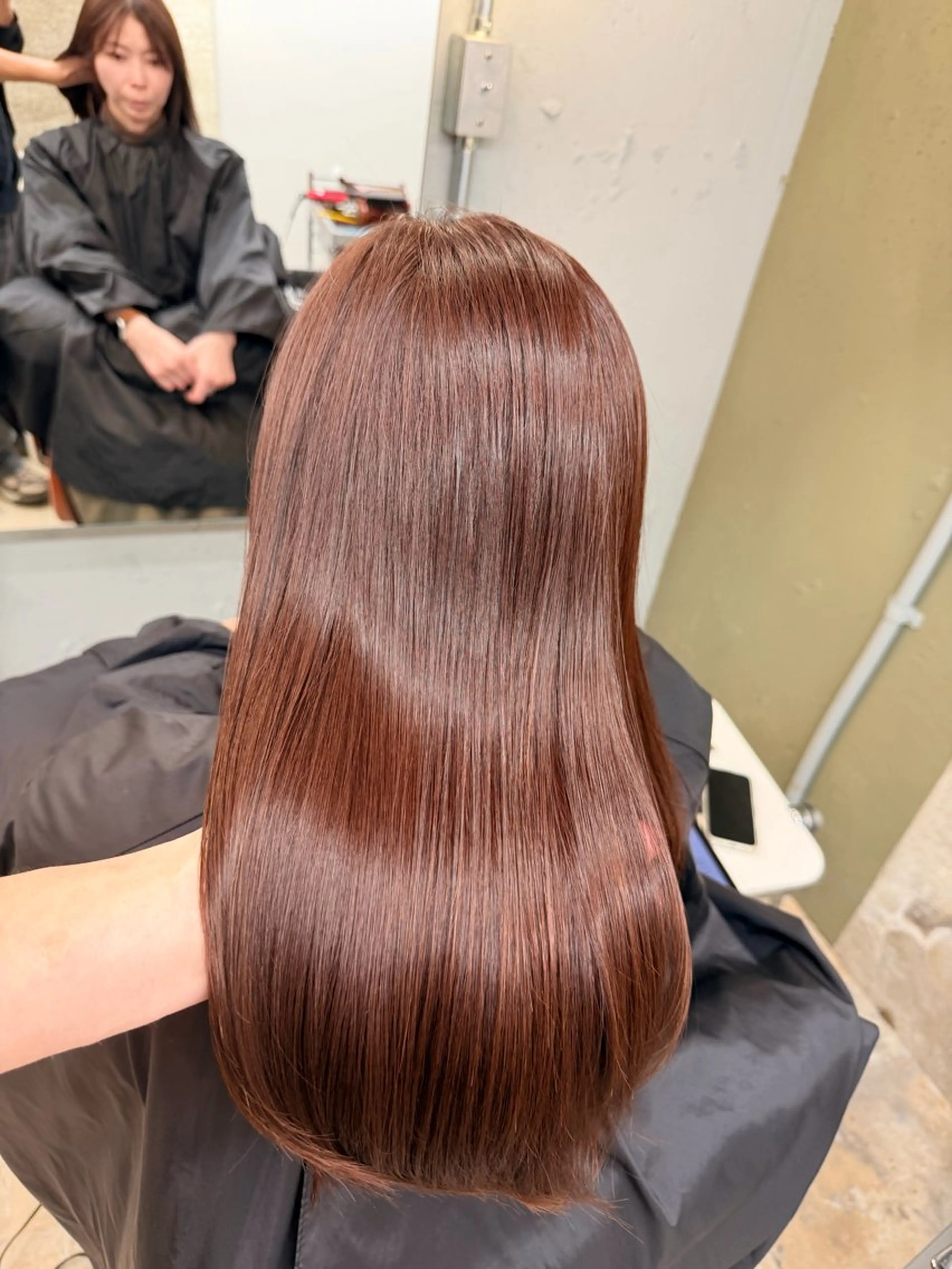 セミロング 髪質改善 縮毛矯正 kokko所属・髪質改善/縮毛矯正 田中櫻のヘアスタイル