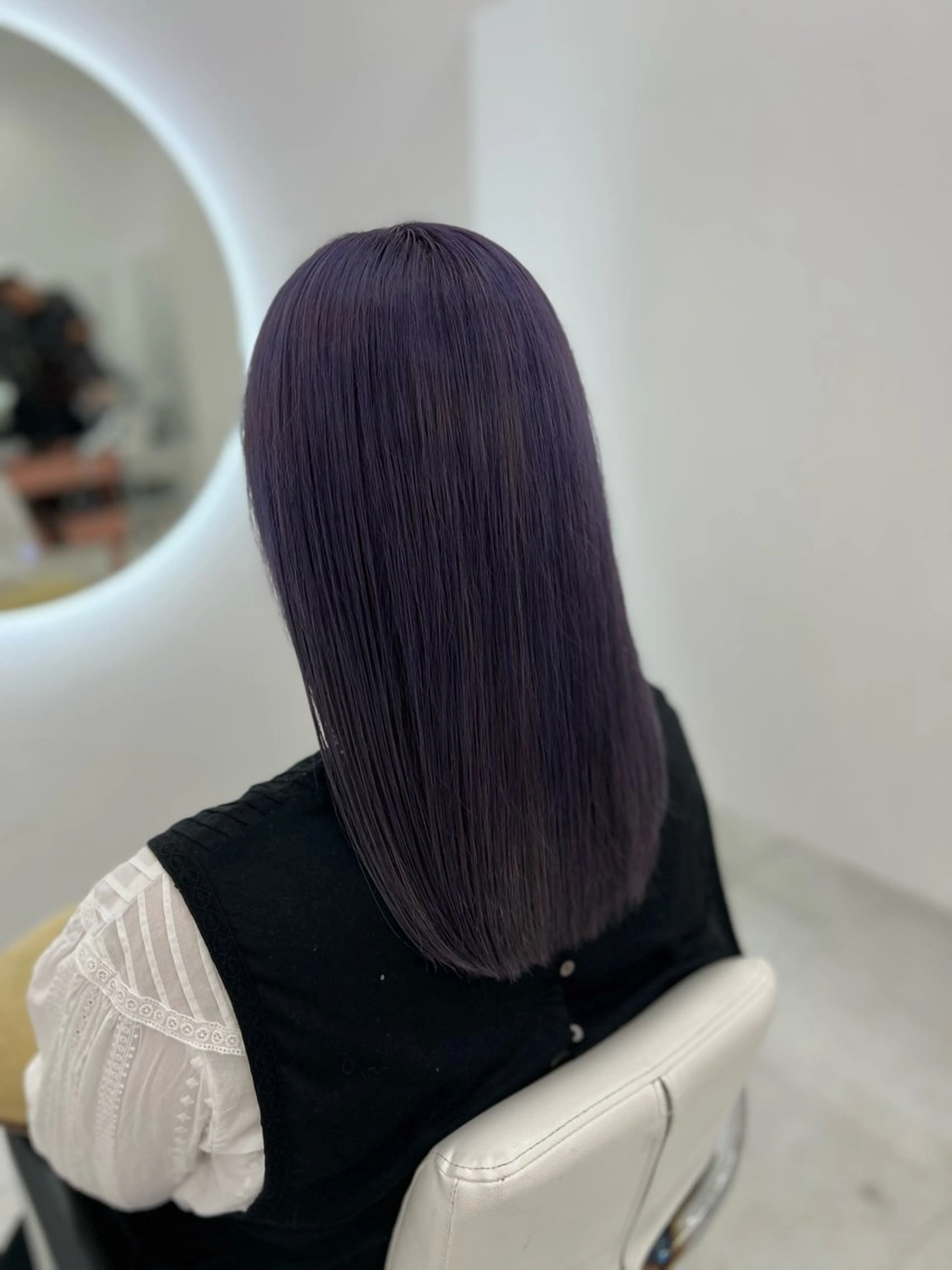 セミロング 吉田 悠乃のヘアスタイル