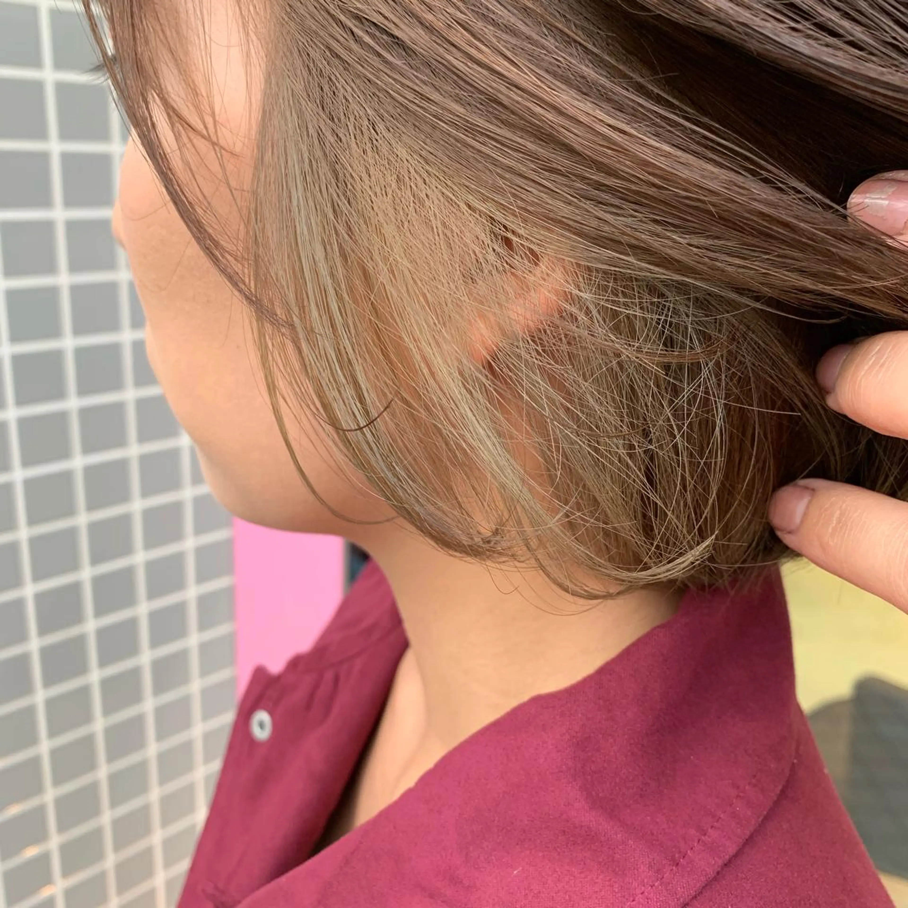 ミディアム カラー ヘアカラー トリートメント ヘアセット DiMPlE  ディンプル所属・🌸スタイリスト 山浦美恵のヘアスタイル