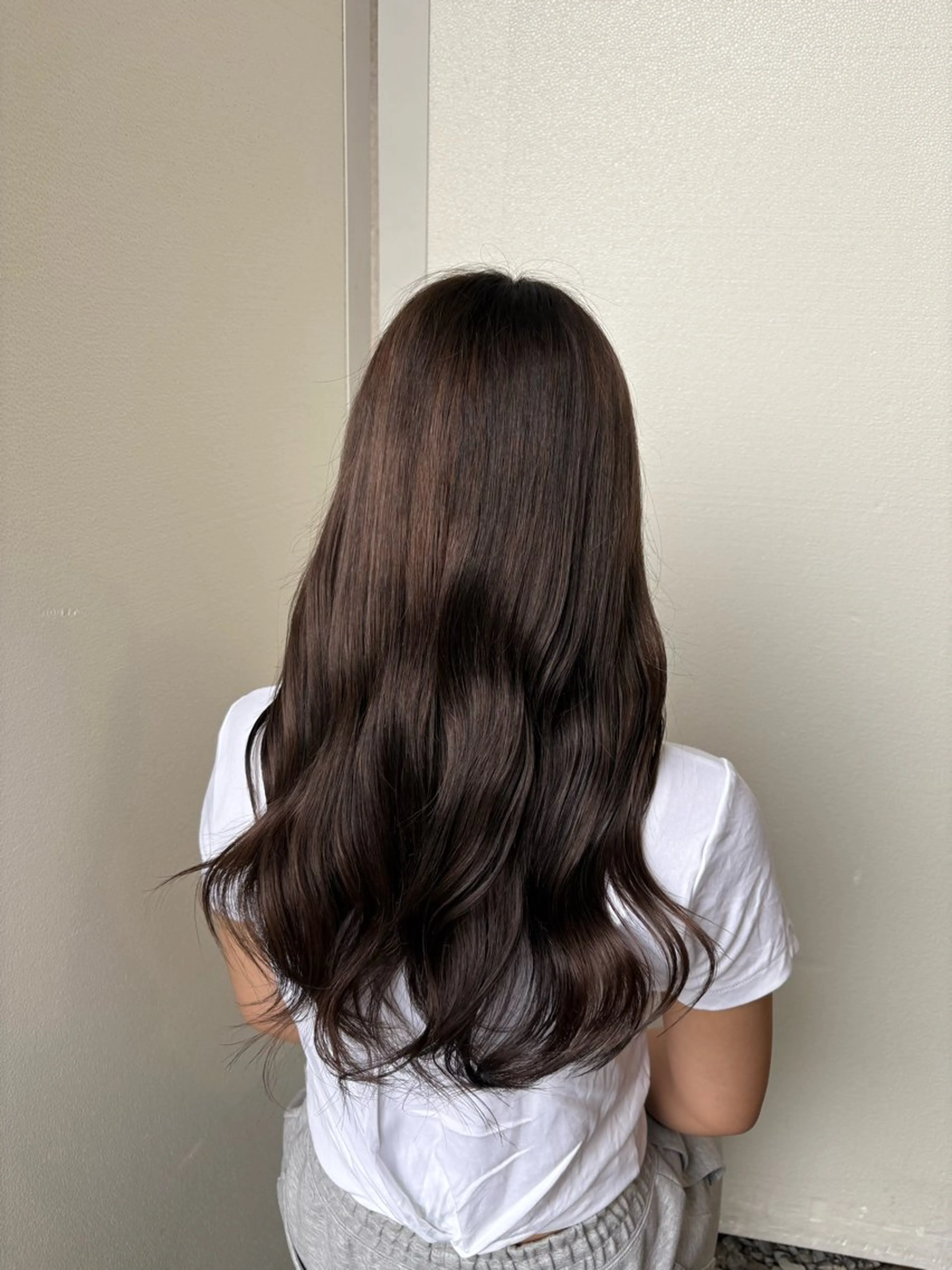 ロング カラー ブラウンカラー カット ヘアカラー SARAJU仁川 _aya🌼のヘアスタイル