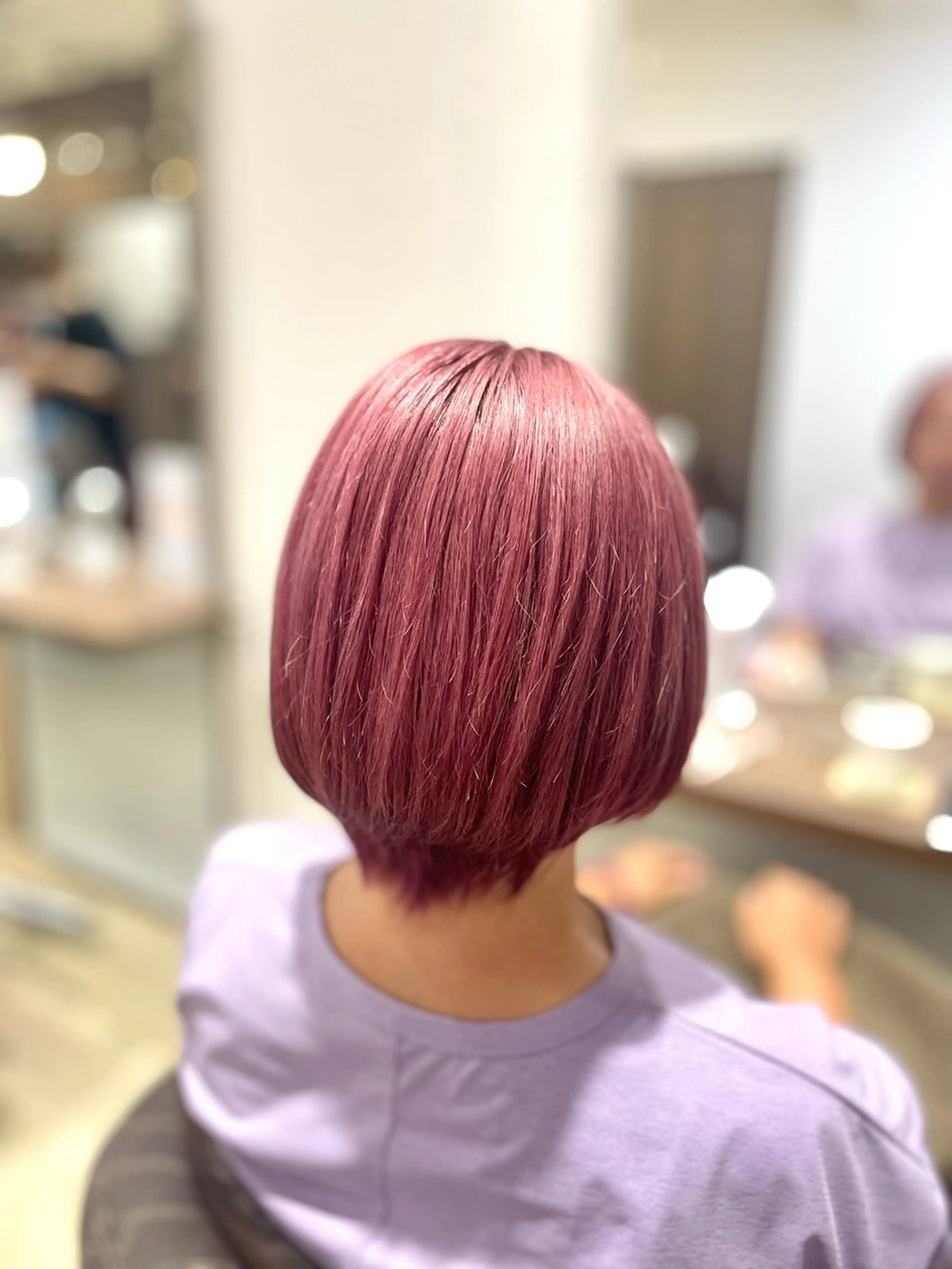 カラー オレンジ ピンクカラー MICHIRU 🐈‍⬛💞のヘアスタイル