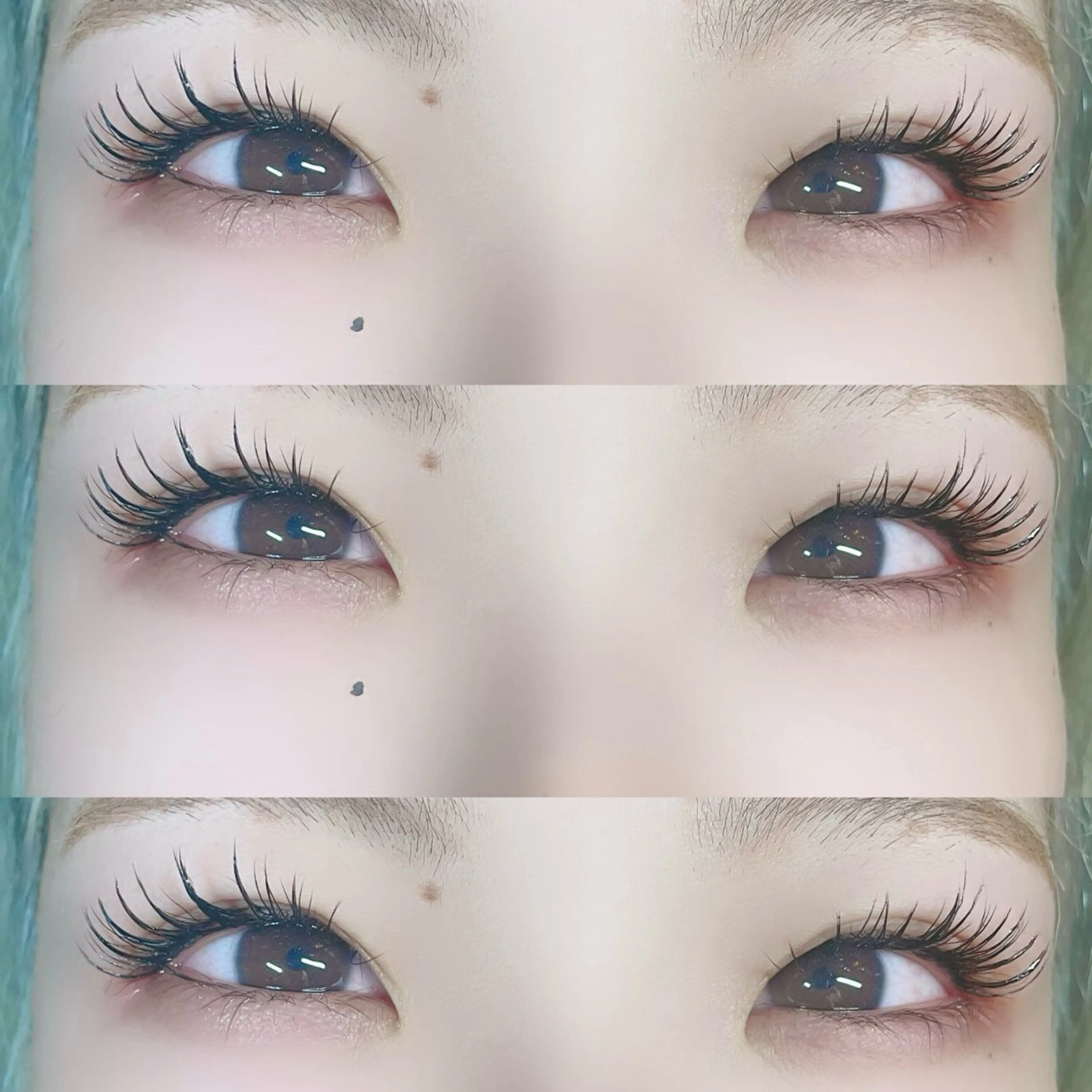 マツエク・マツパ 目尻長め マツエク 片桐 星のマツエク・マツパデザイン