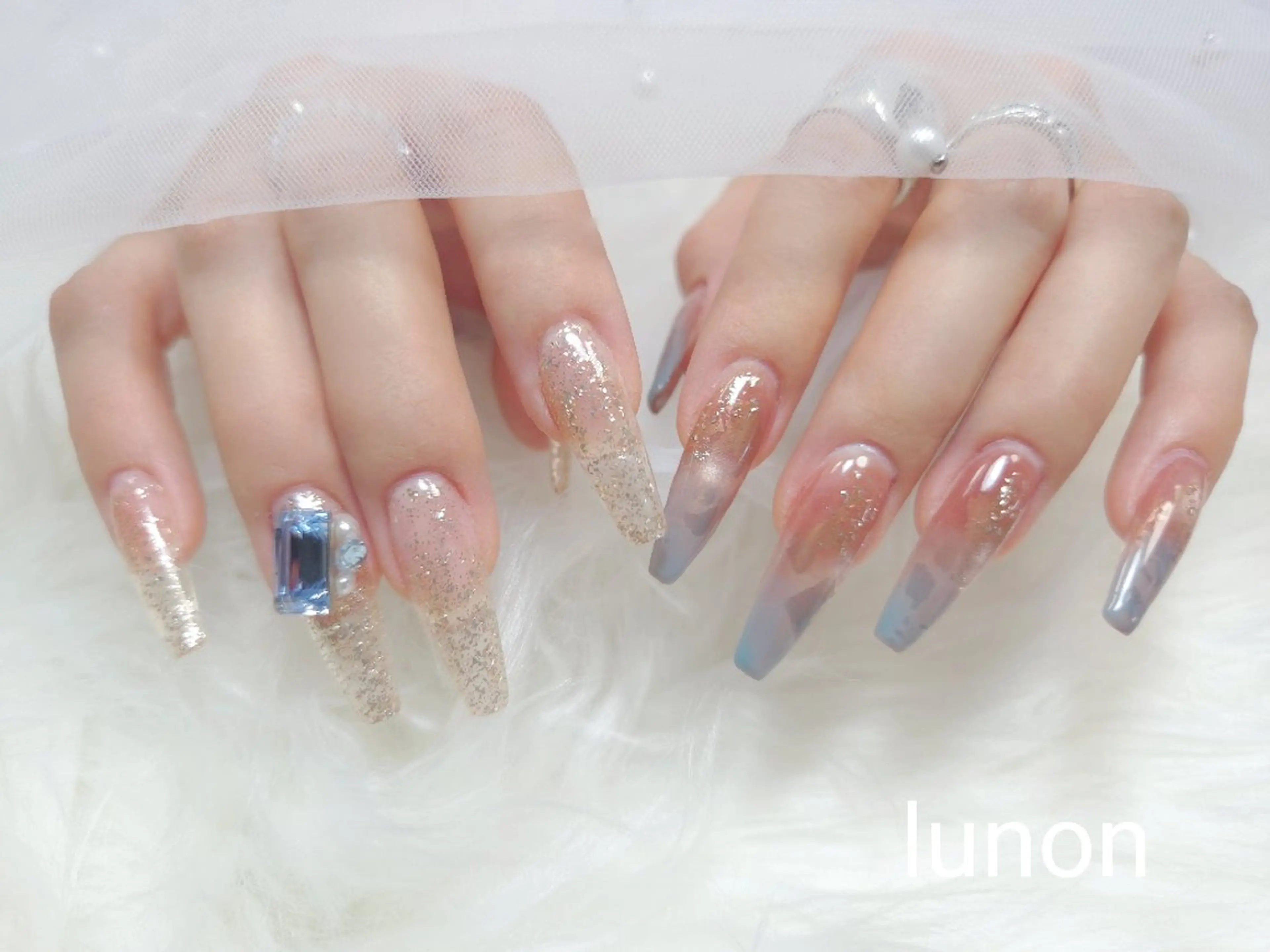 長さ出し10本+お任せデザインの写真