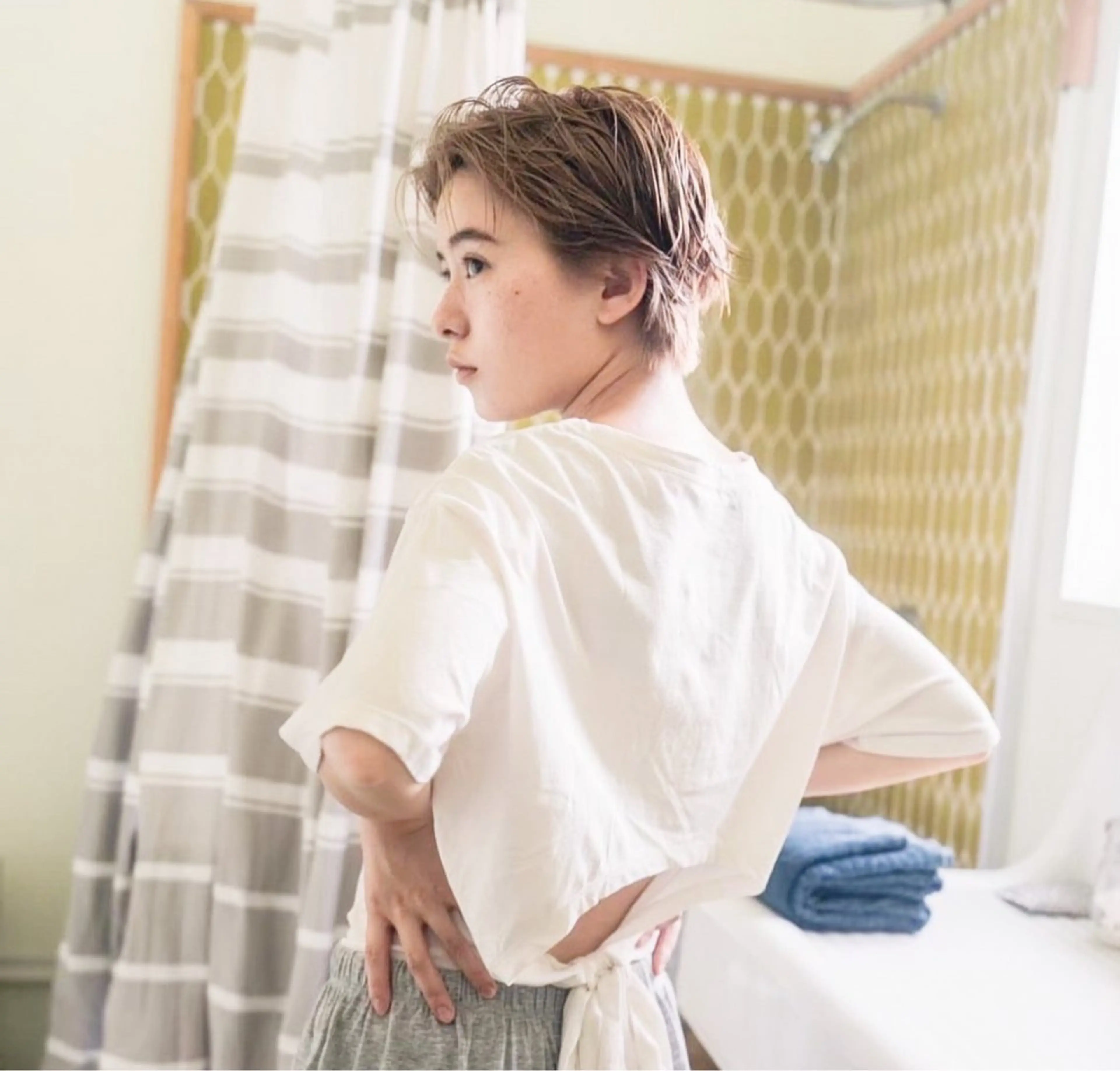 ショート カラー 似合わせカット🫧 /パーマRINAのヘアスタイル