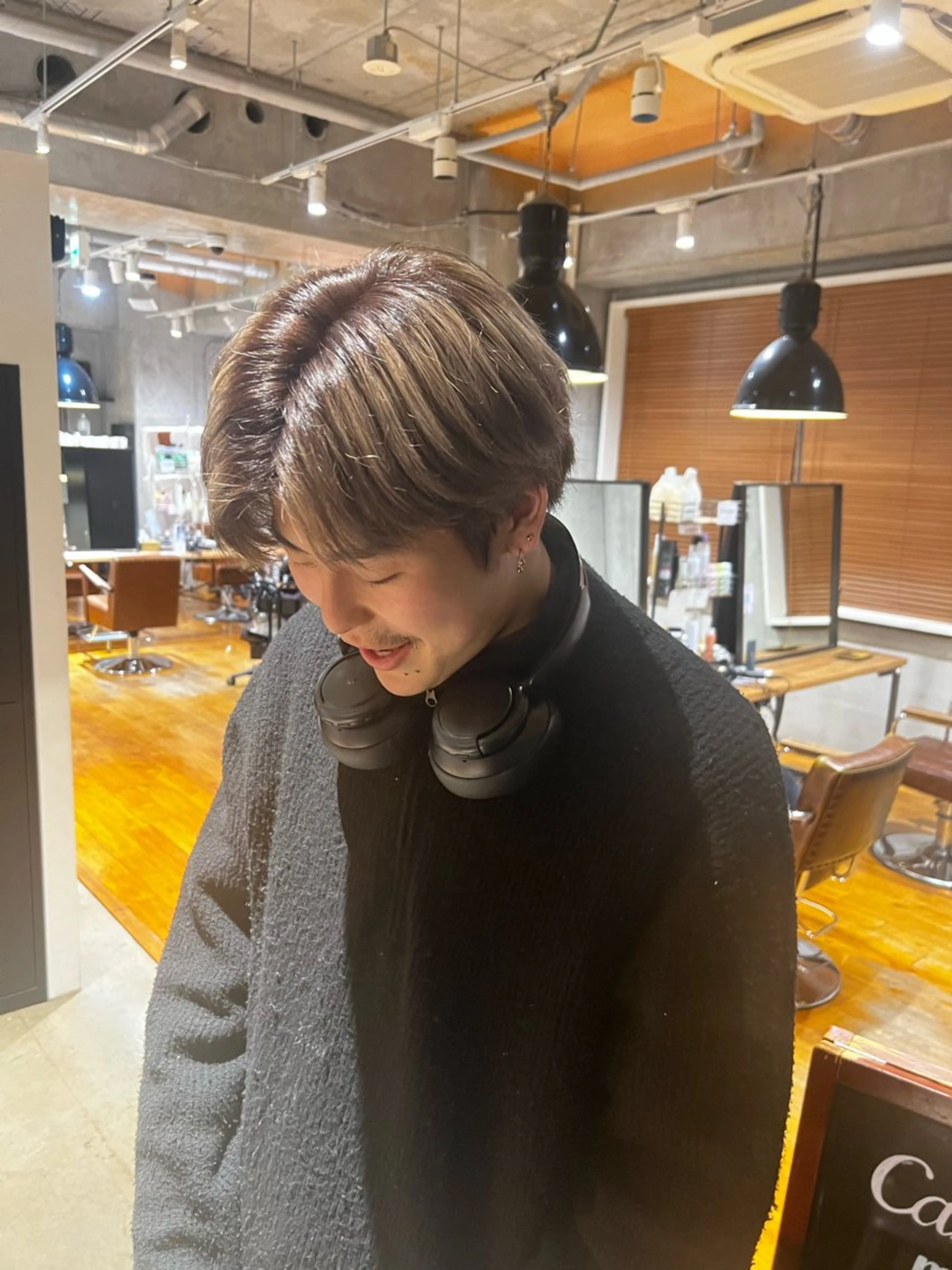 カラー メンズ 🍅ぷる艶ハイトーン 柔らかヘア🍅まあやのヘアスタイル