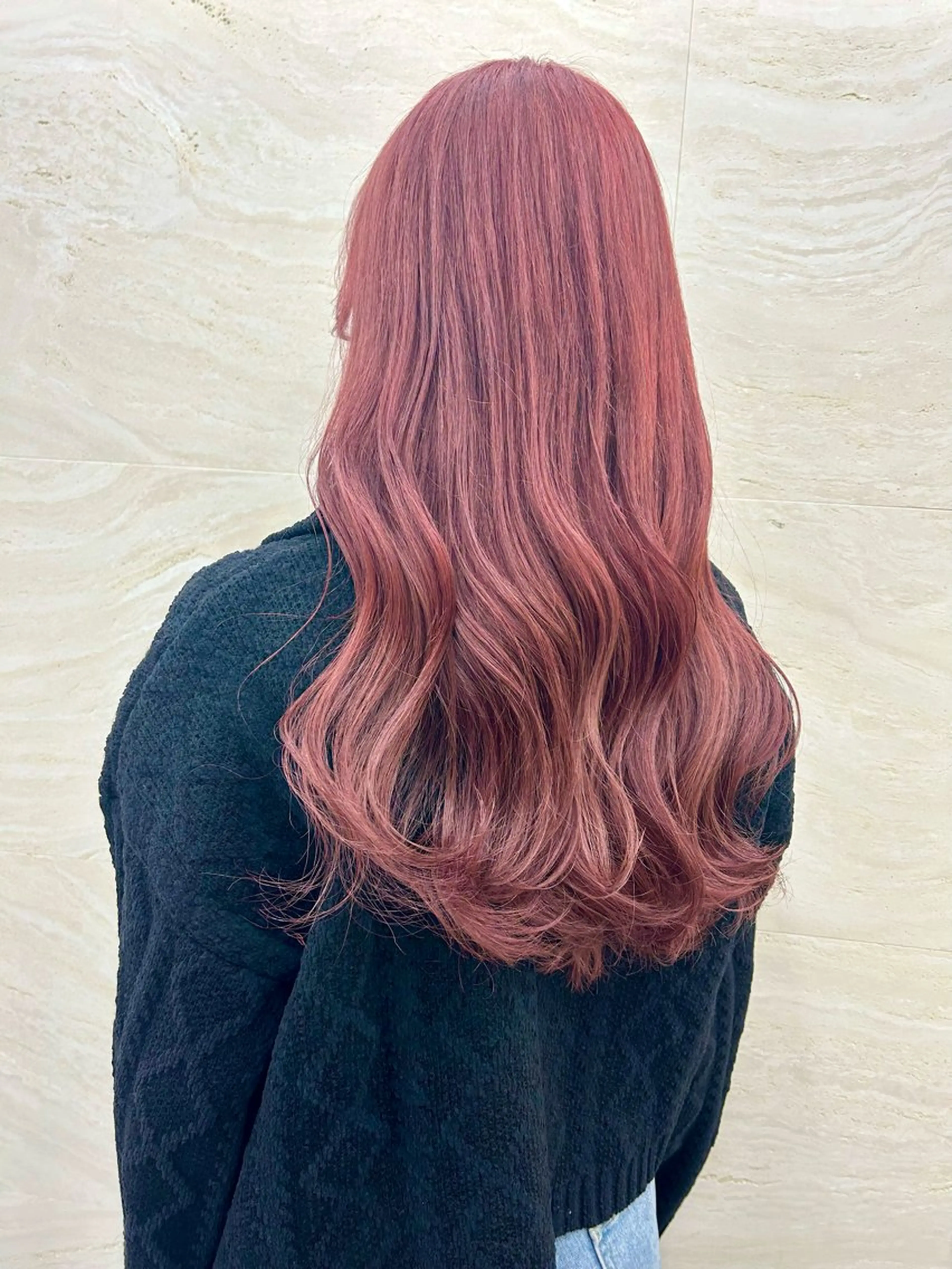 ロング カラー 🤍髪質改善➕透明感 カラー🤍川上葵のヘアスタイル