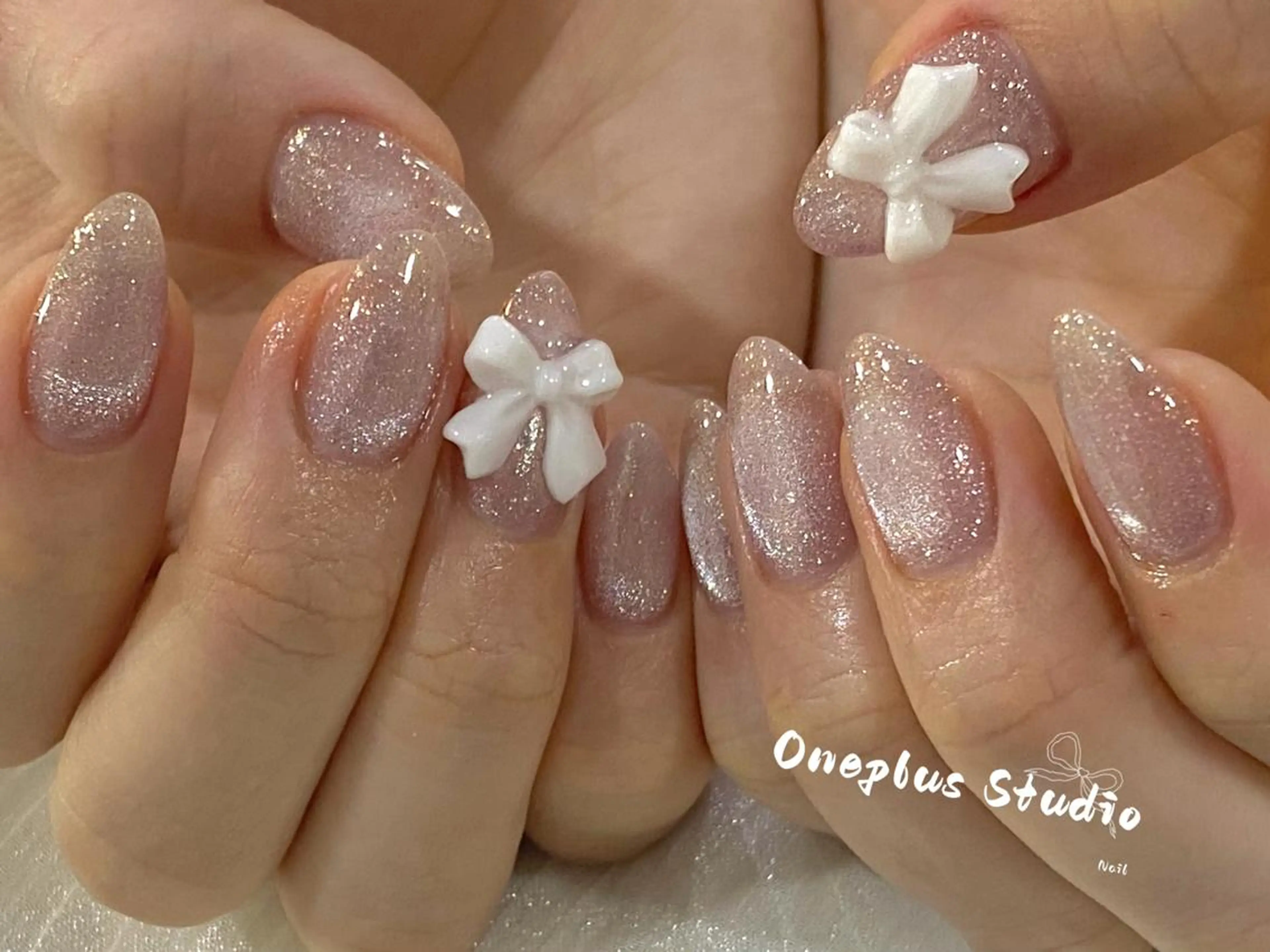 ネイル アニマル柄 ボルドー ブラウン フレンチネイル マグネットネイル haruka 🧸のネイルデザイン