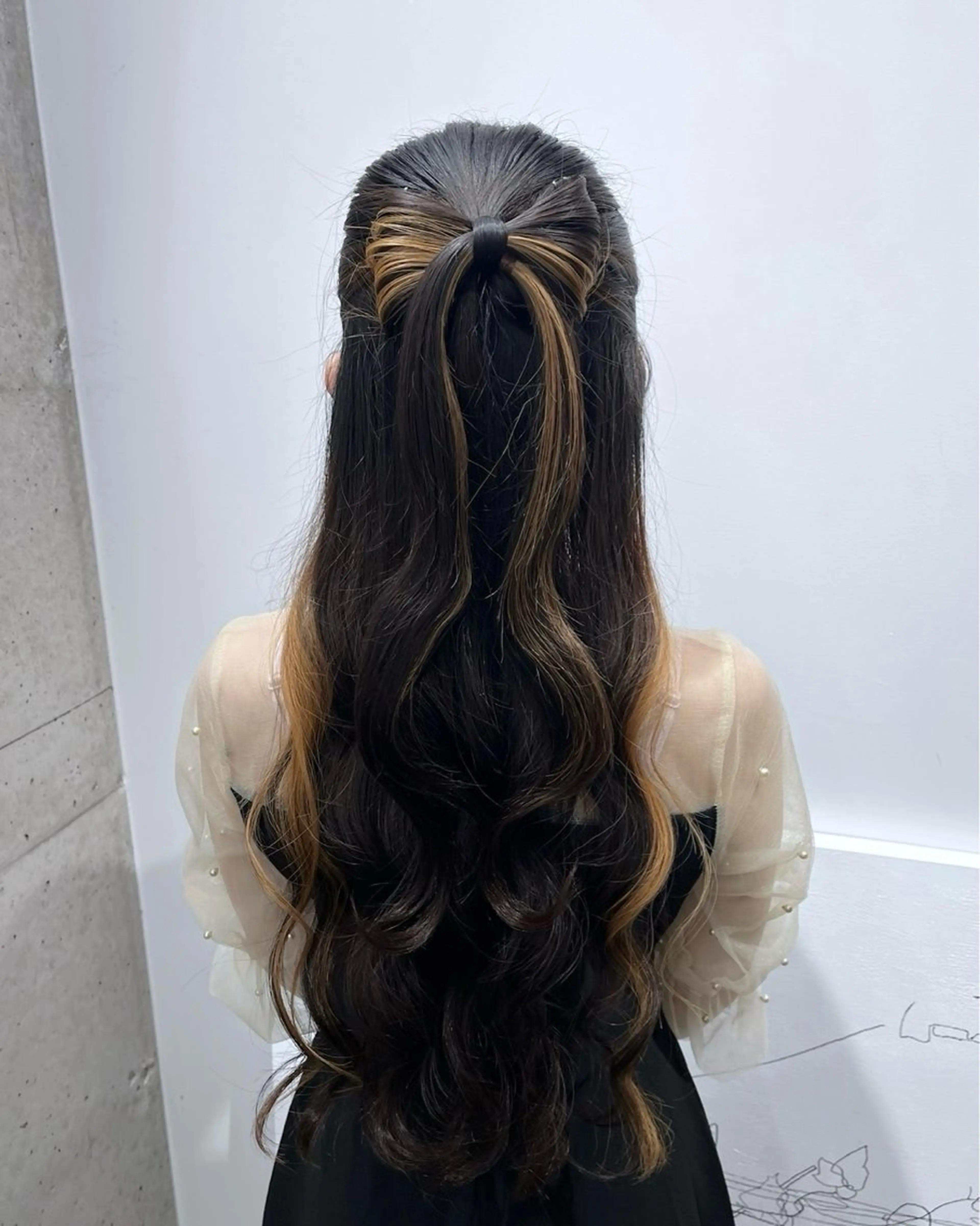 ヘアアレンジ ヘアセット newi 天王寺 🪐airiのヘアスタイル