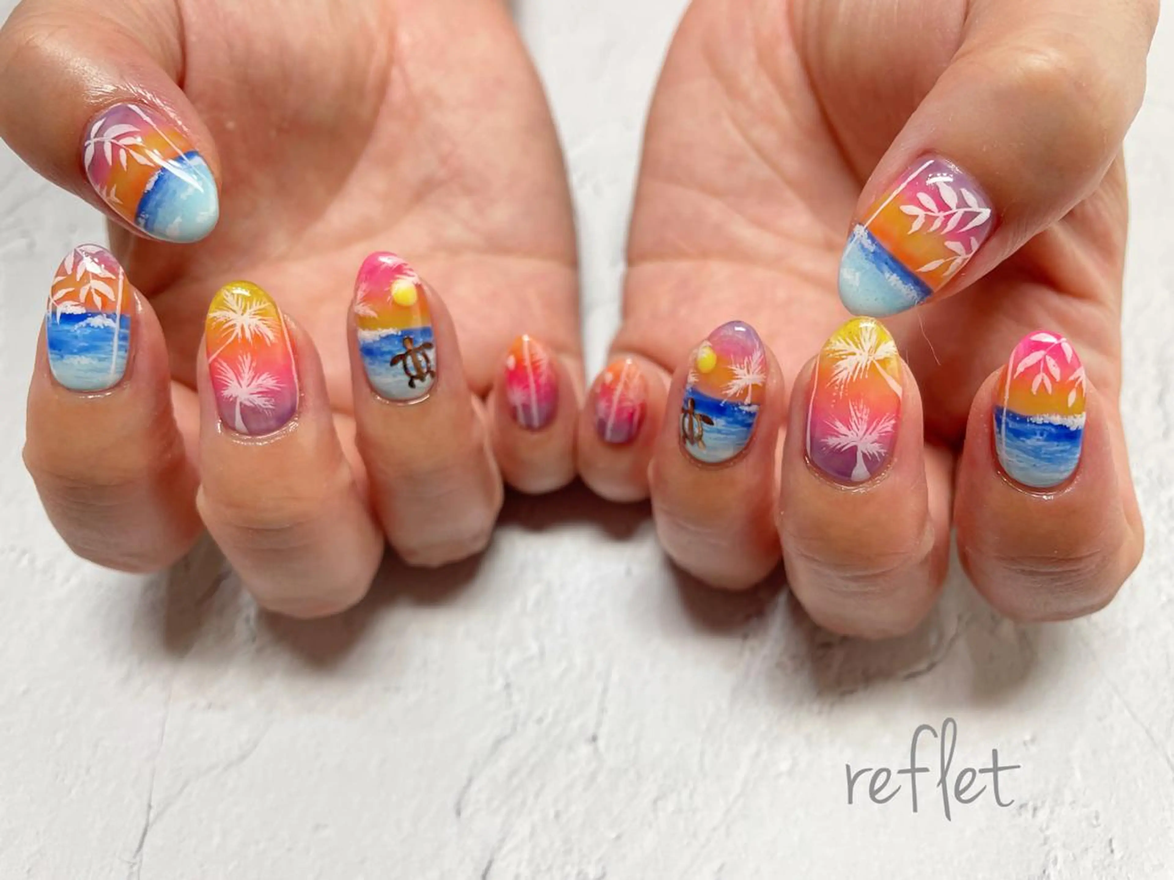 ネイル ハンドネイル reflet nailのネイルデザイン