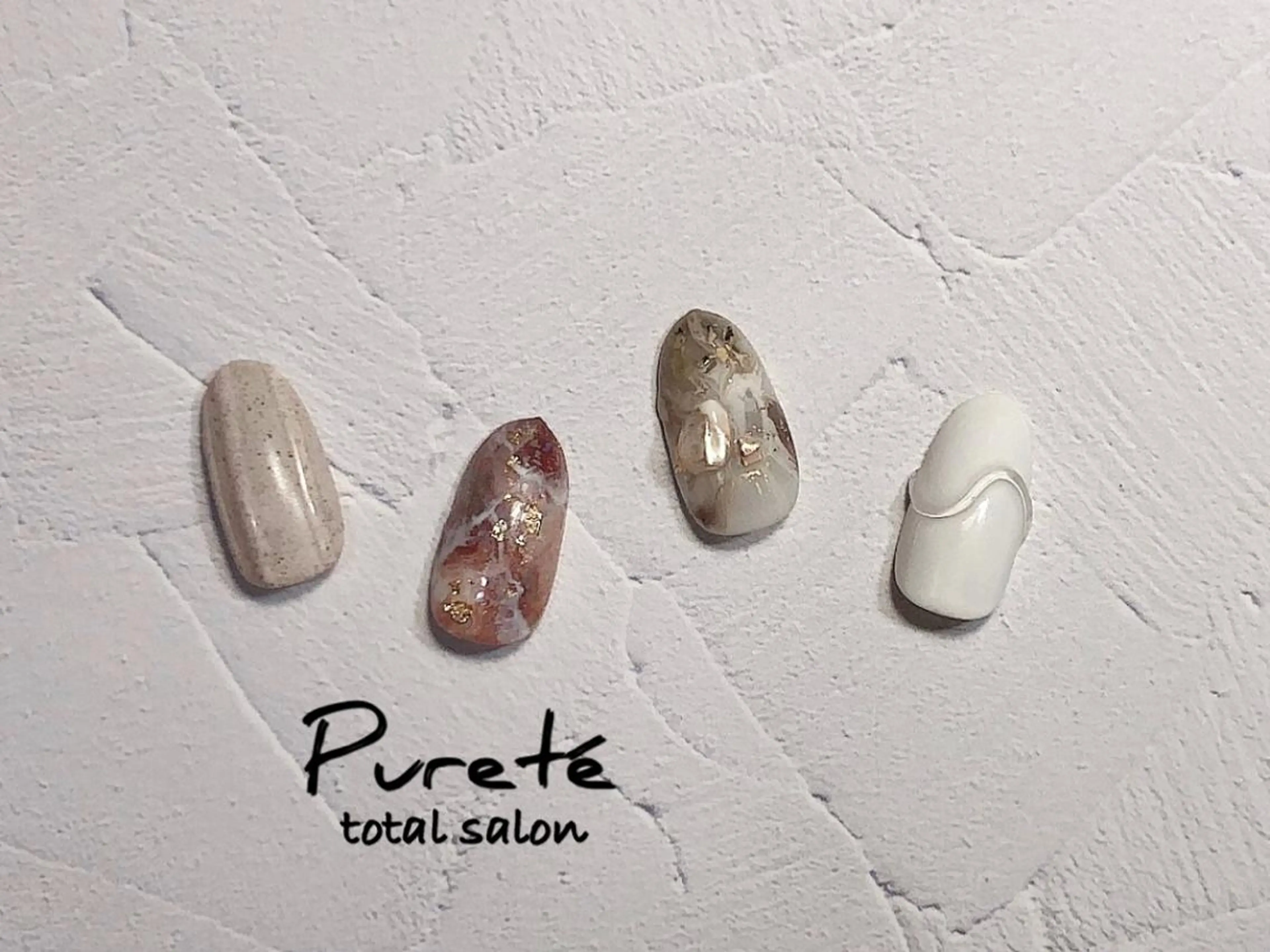 カラー ネイル アートネイル ニュアンスネイル nailsalon Puretéのネイルデザイン