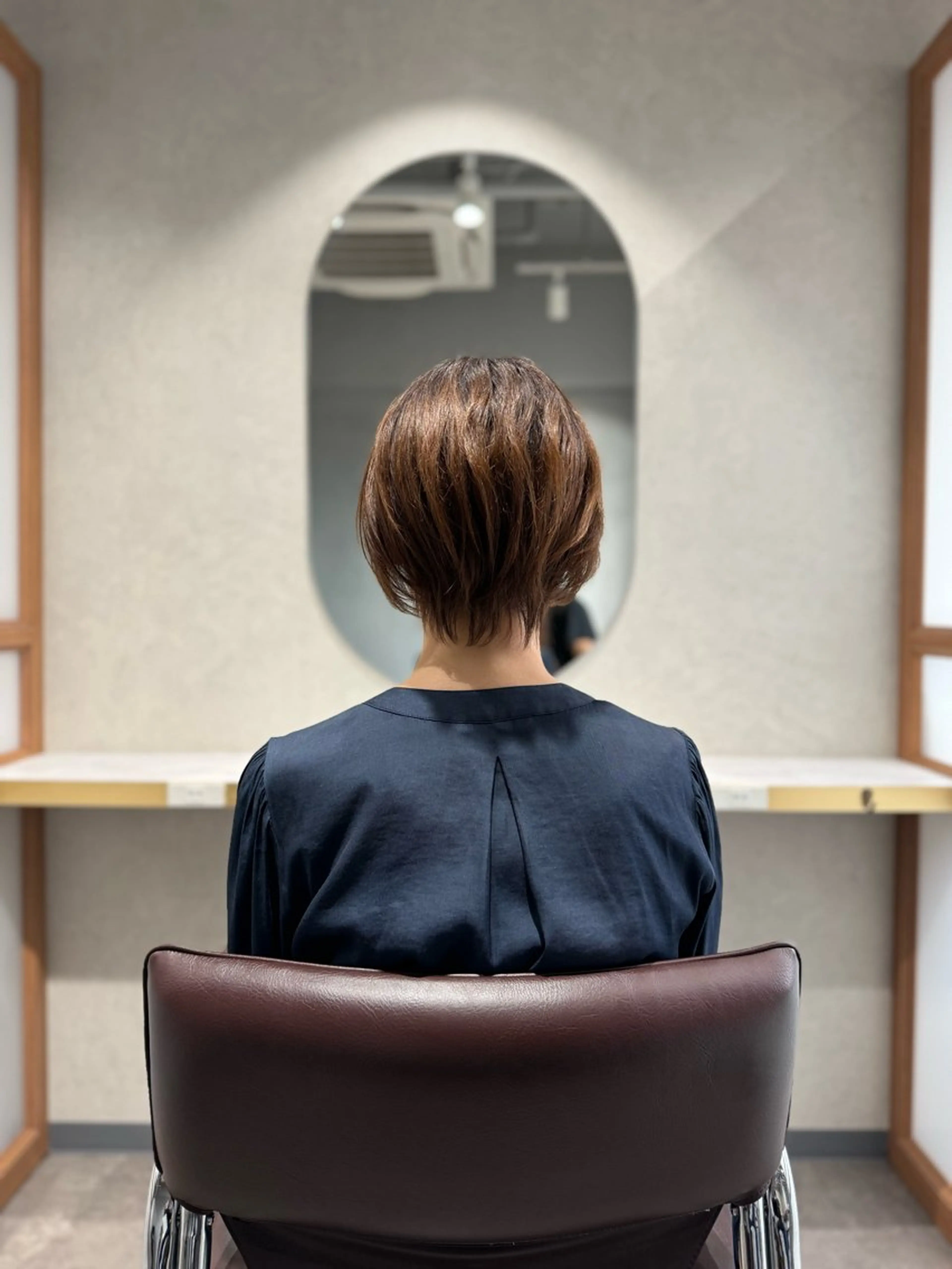 ショート カット ヘアカラー charme溝の口所属・くせ毛カット終着点 カワサキトオル溝の口のヘアスタイル