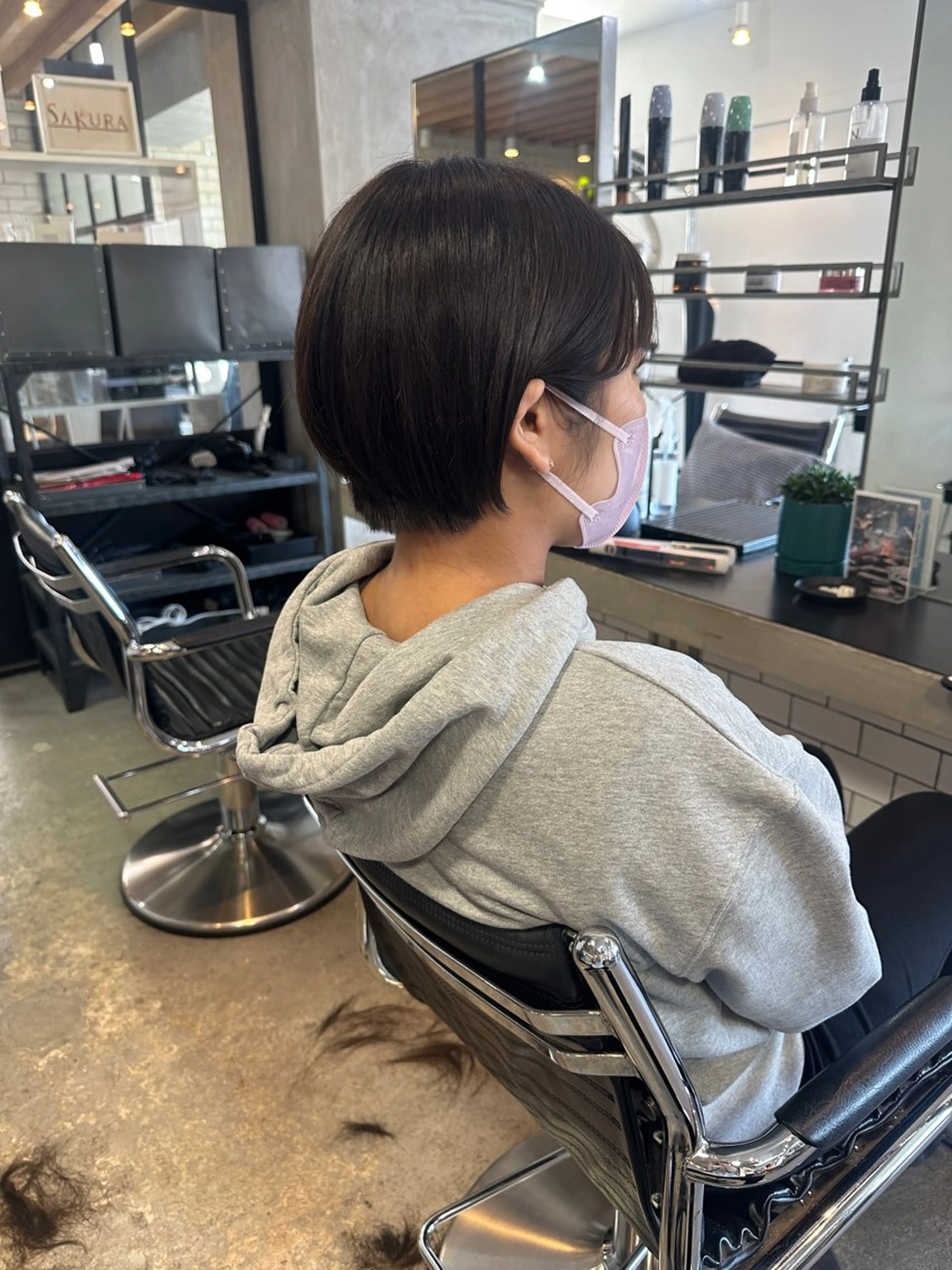 ショート カラー ヘアアレンジ ショートヘア stylist/蛯谷 珠里のヘアスタイル