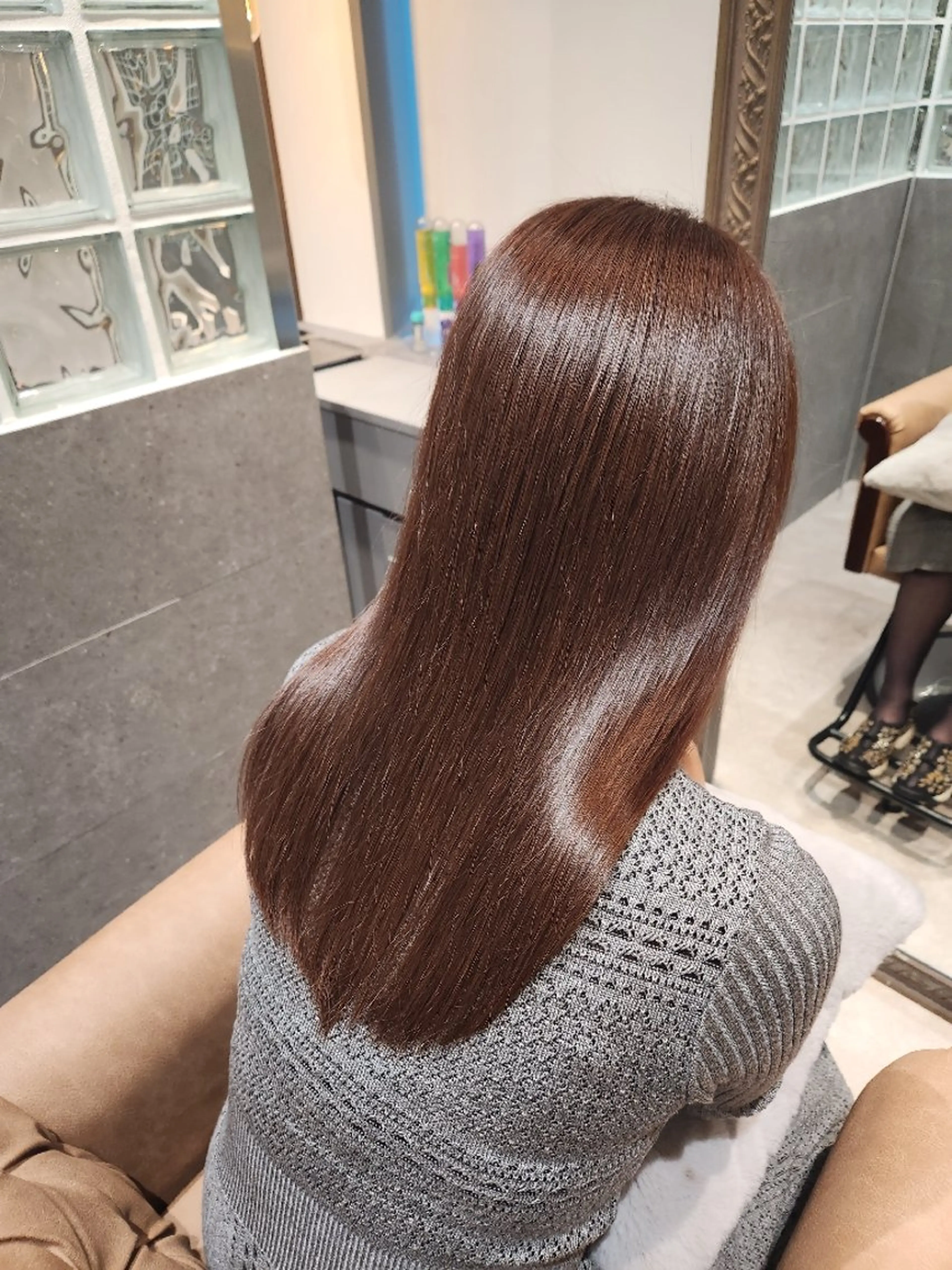 ロング カラー あかね☆ヘアアレンジ /ボブ/縮毛矯正のヘアスタイル