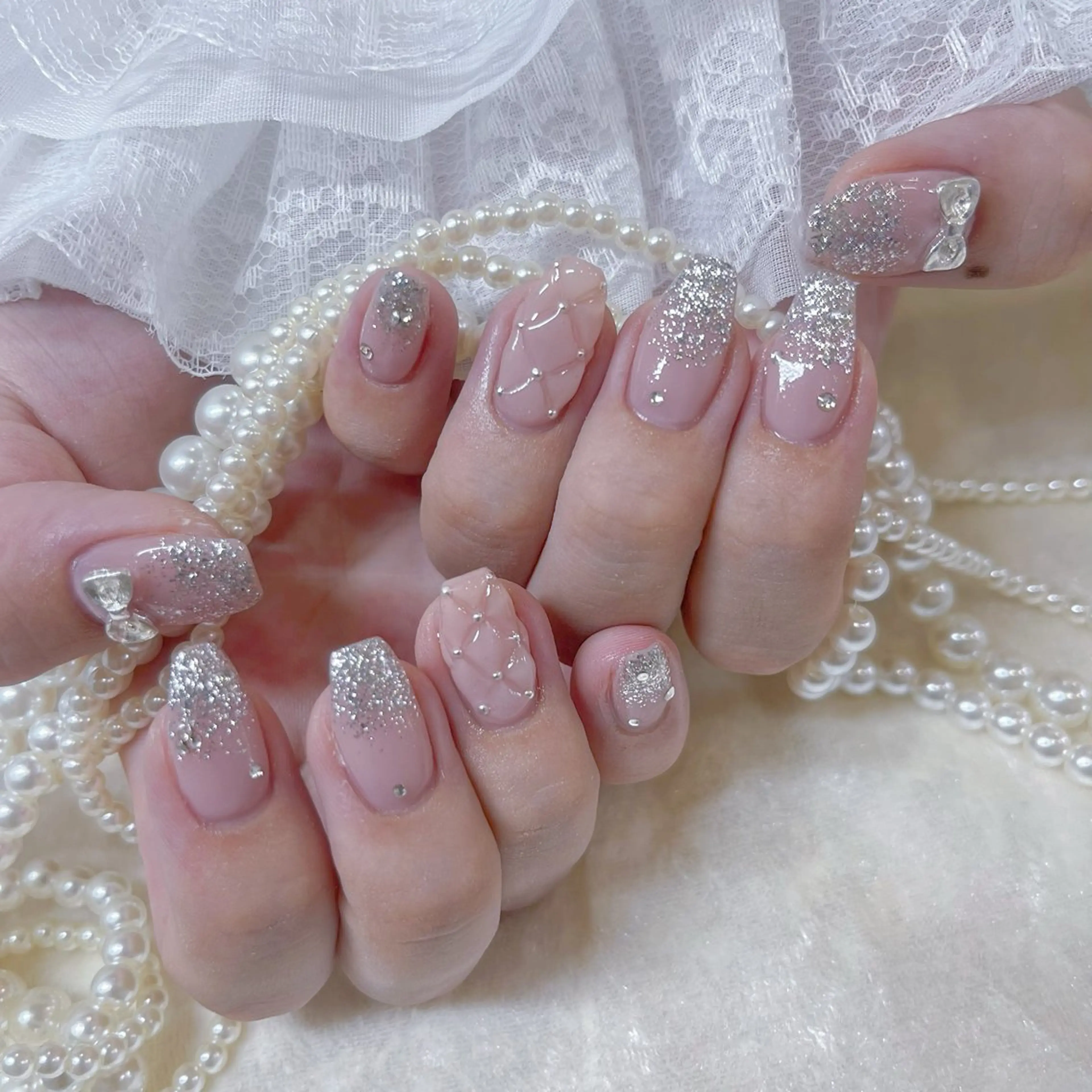 ネイル ハンドネイル Maya 🧊🫧‪のネイルデザイン