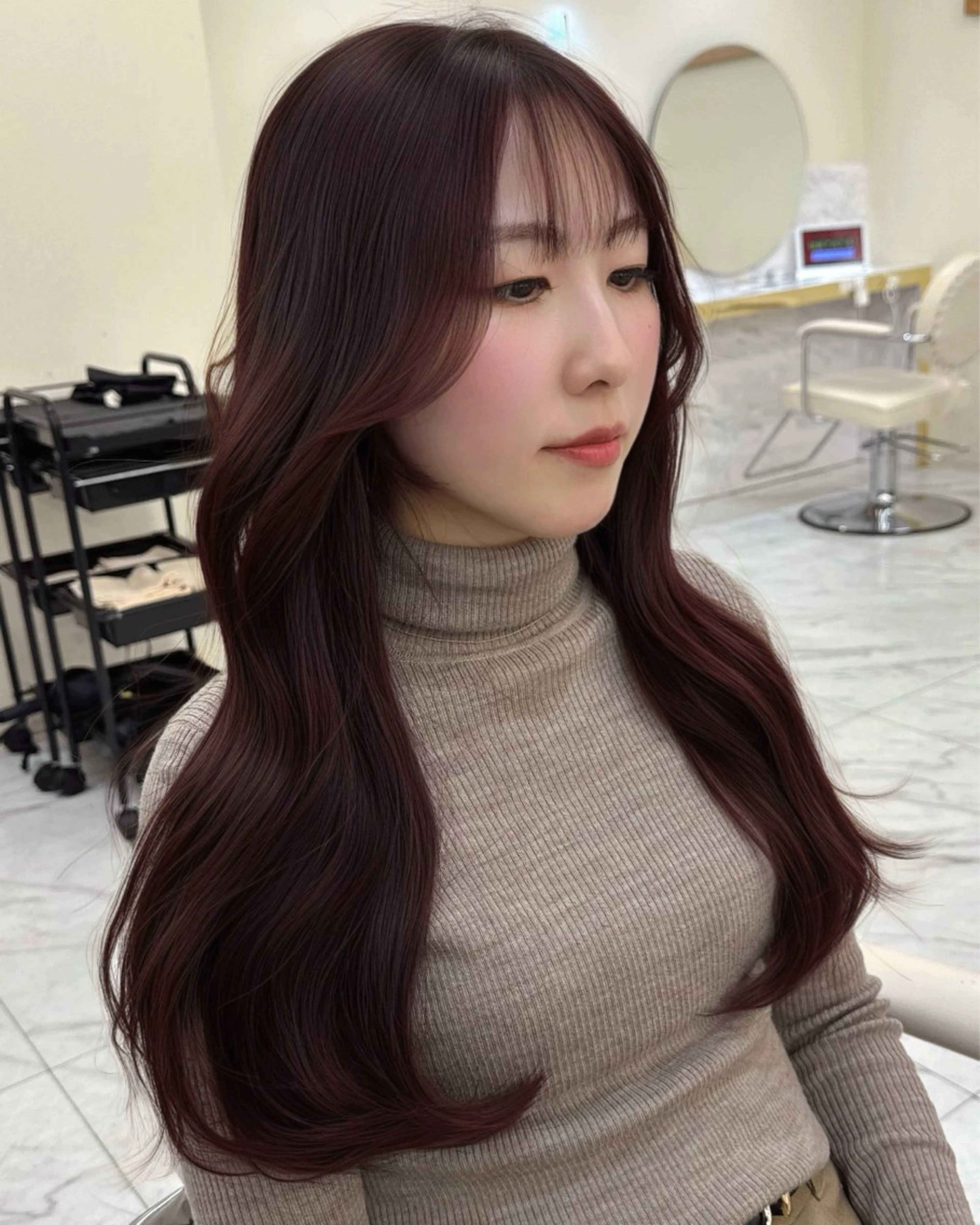 ロング カラー ヘアアレンジ ブリーチ 透明感カラー ラベンダーカラー ラベンダーピンク ピンクカラー カット ヘアカラー トリートメント 髪質改善支持率 NO.1🫧松野力也のヘアスタイル