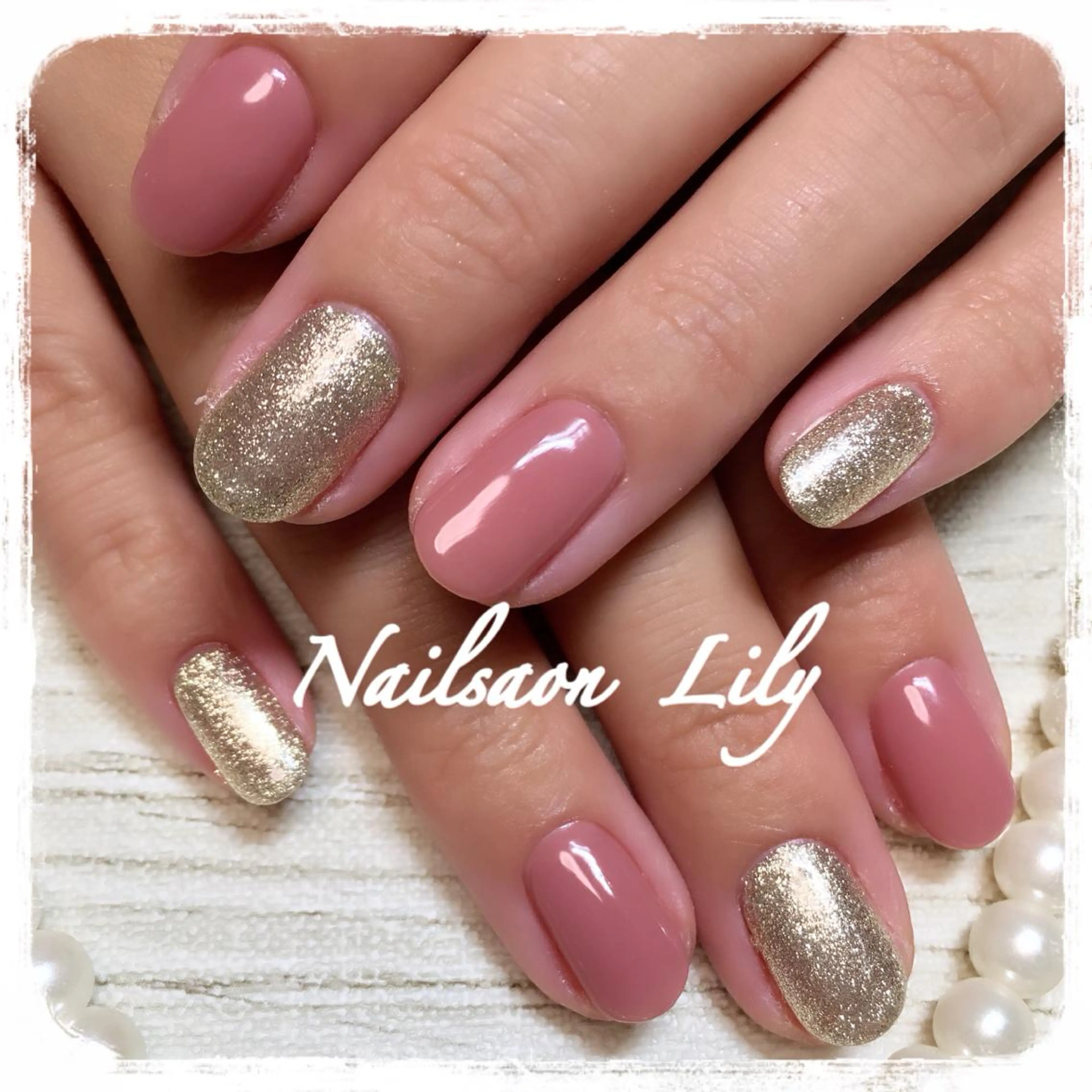 ネイル ラメ(グリッター) Nailsalon Lilyのネイルデザイン