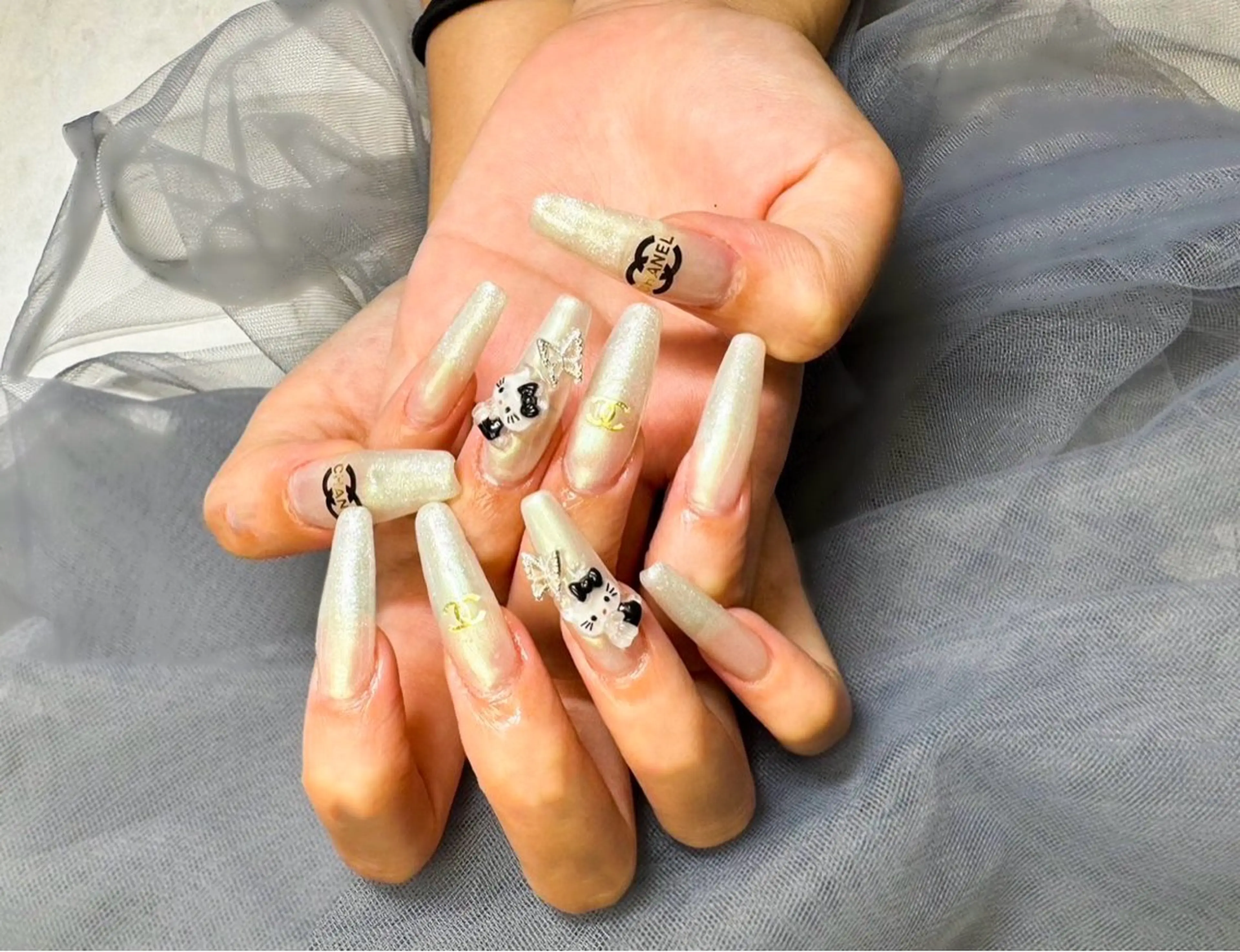 【オフあり】チップ長さ出し＆デザインやり放題❣️の写真