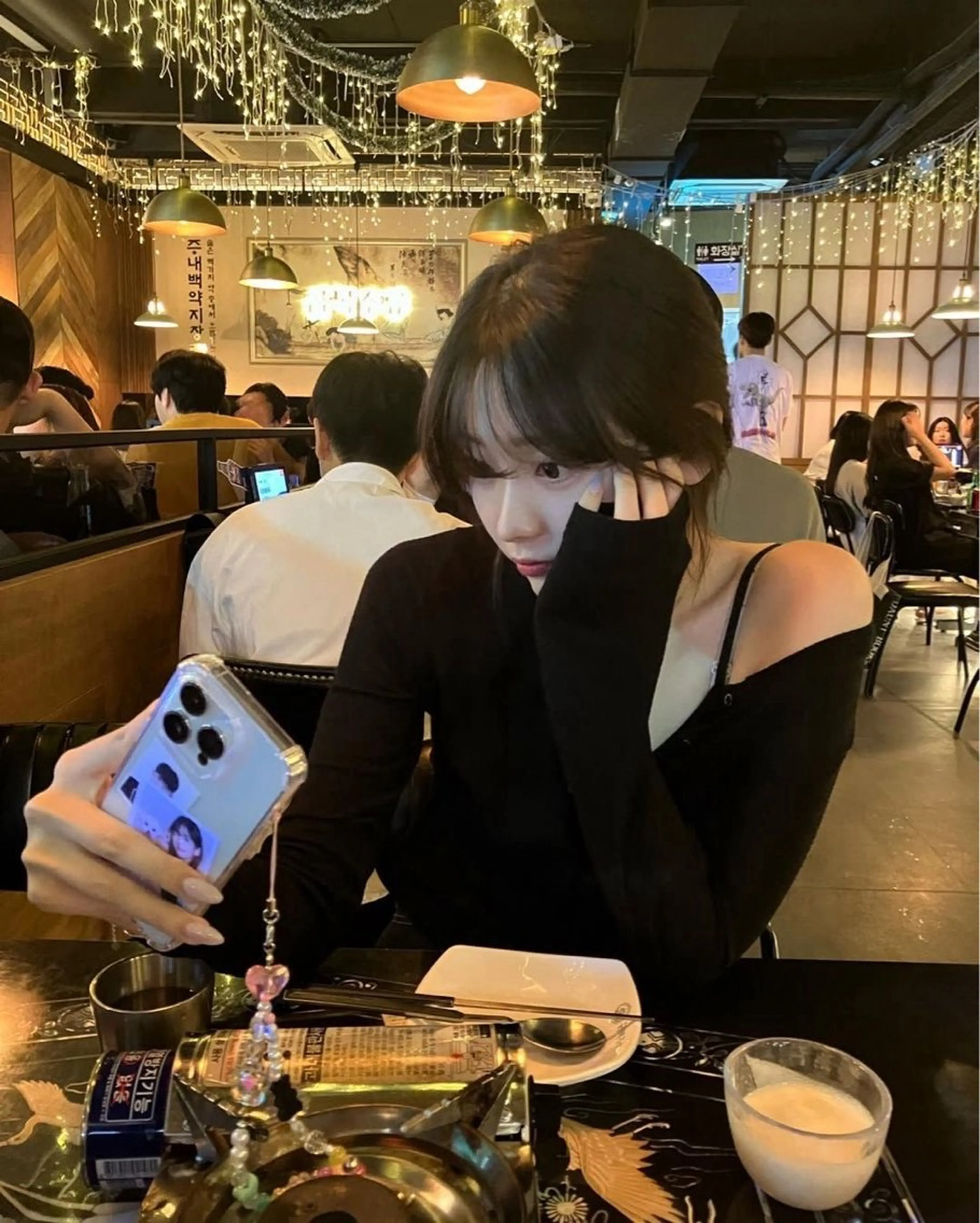 セミロング カラー カット ヘアカラー トリートメント 莉乃/縮毛矯正/髪質 改善/艶カラーのヘアスタイル