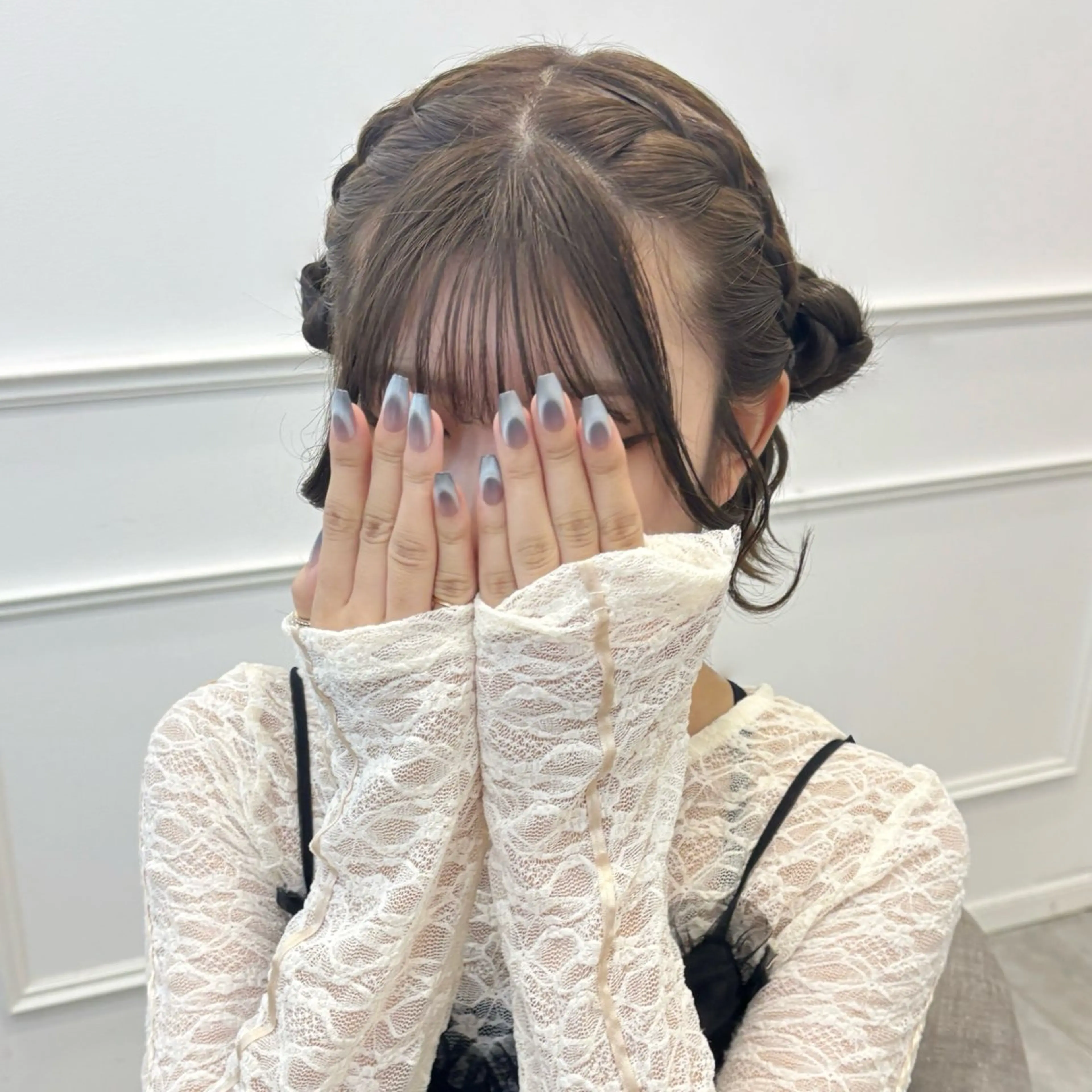 ヘアアレンジ ヘアセット 福与 美和のヘアスタイル