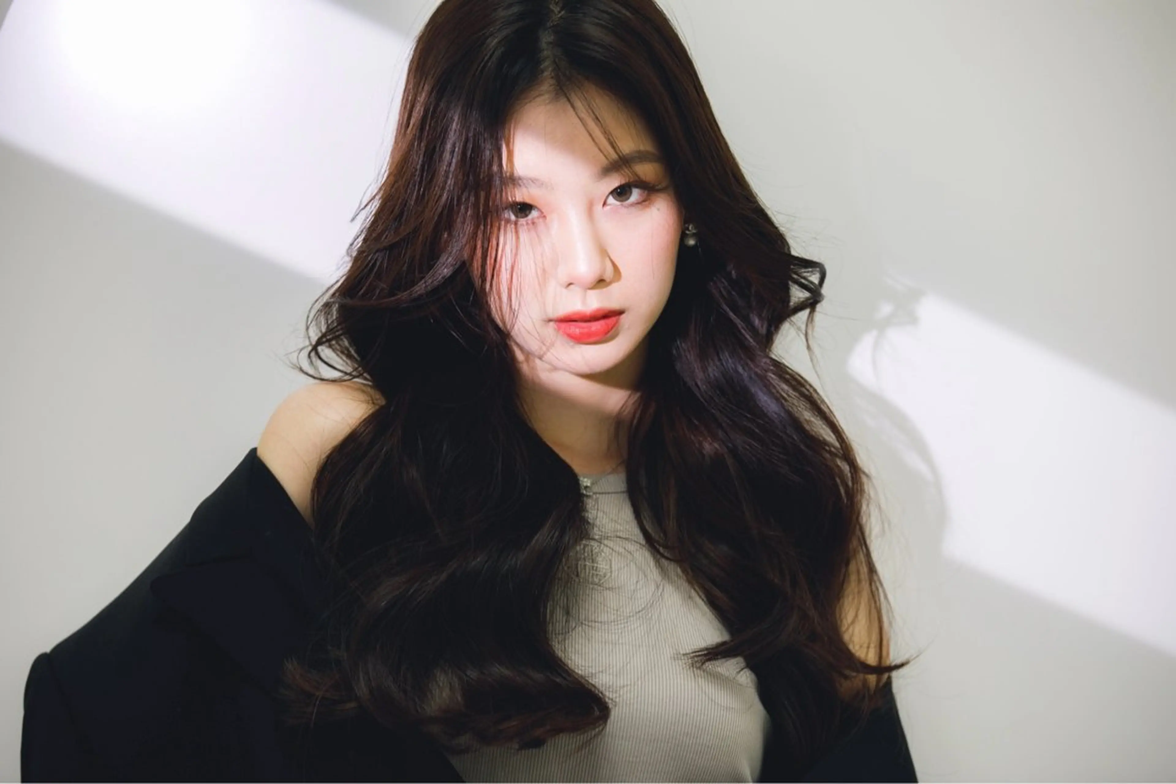 ロング カラー カット ヘアカラー トリートメント 韓国ハッシュカット/ 新宿/髪質改善/岡崎のヘアスタイル