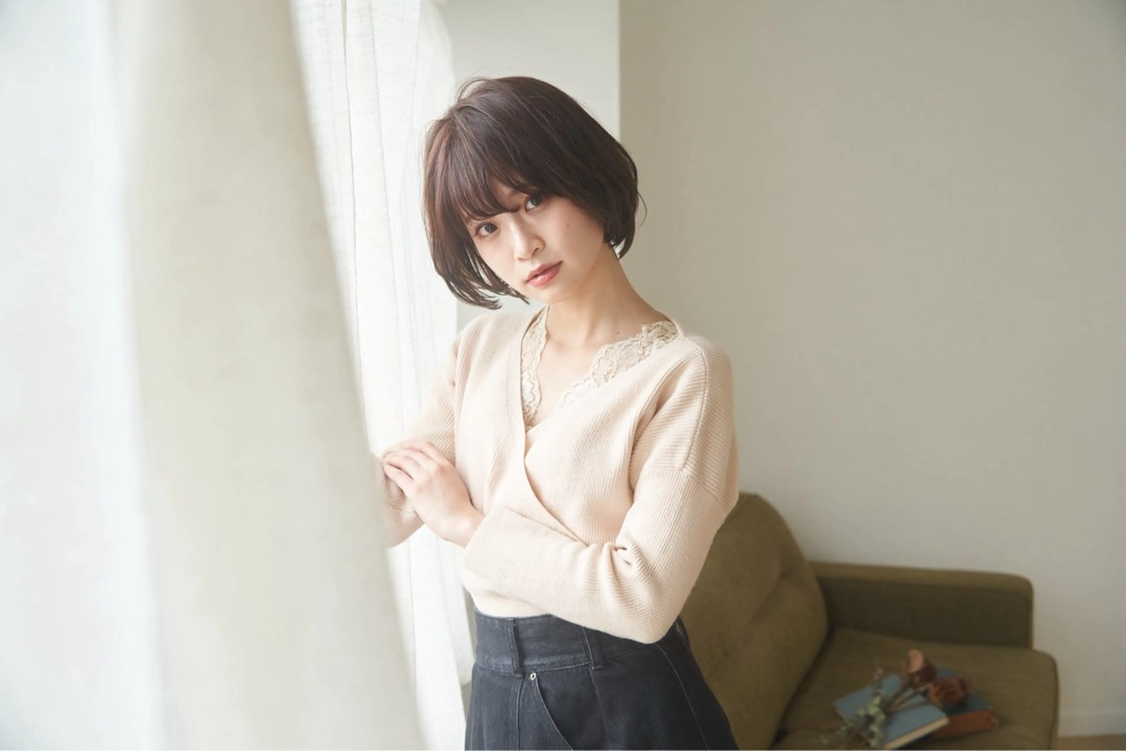 ミディアム カット ヘアカラー 髪質改善/ブリーチ takashiのヘアスタイル