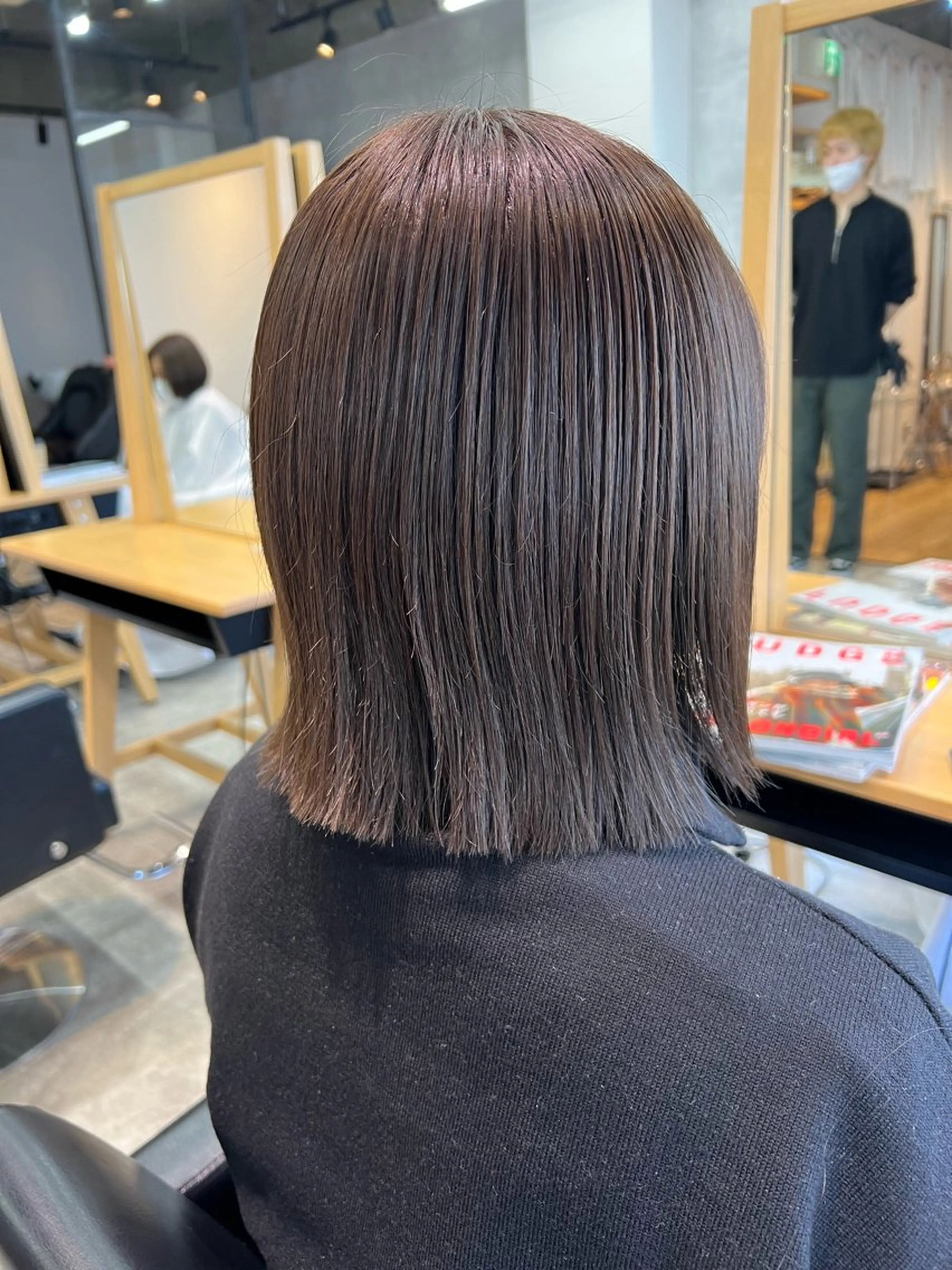 ミディアム カラー 高畑 恵莉 👒 暖色 / 艶髪 🧺のヘアスタイル