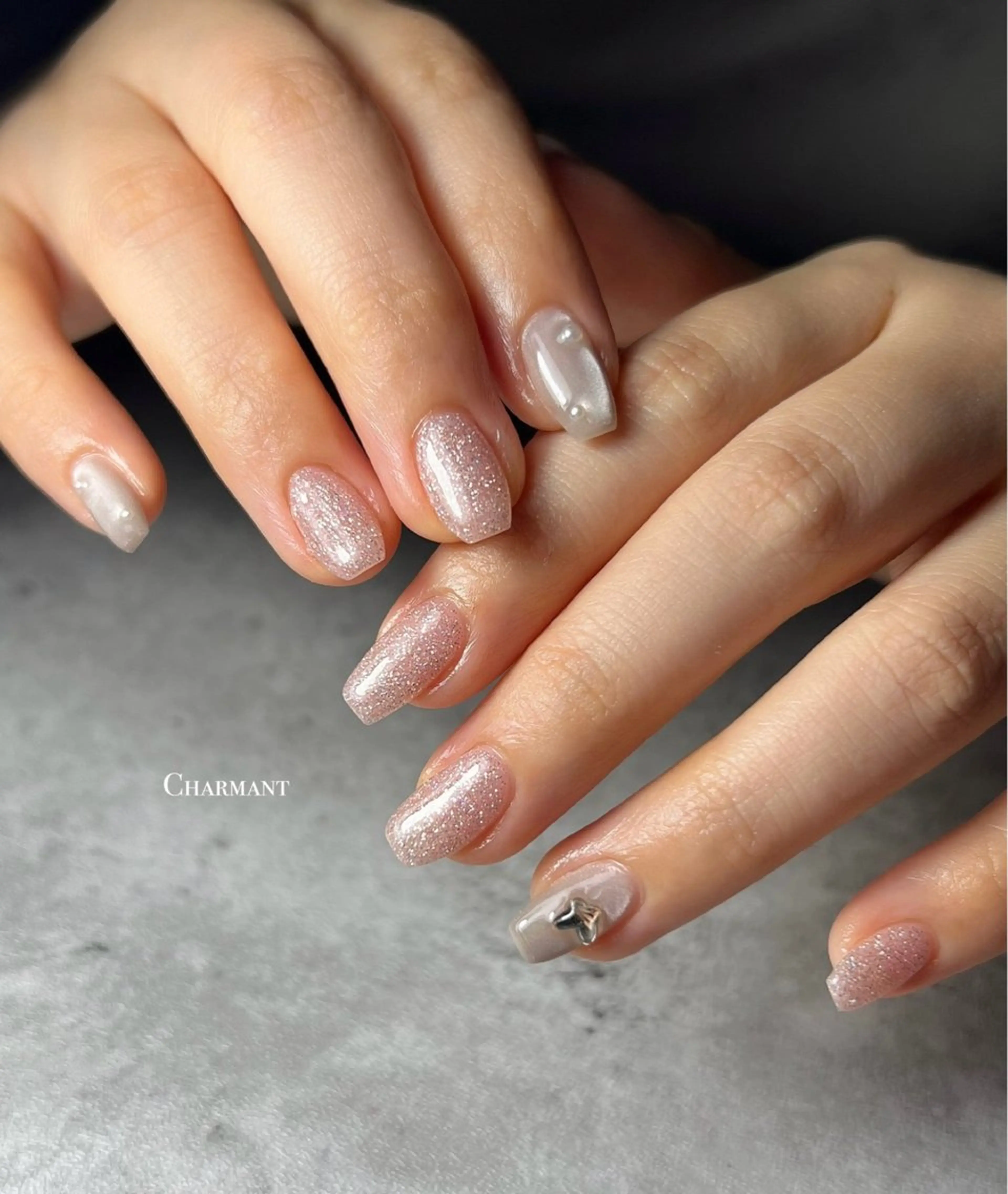 ネイル ハンドネイル Minako 【Charmant】のネイルデザイン