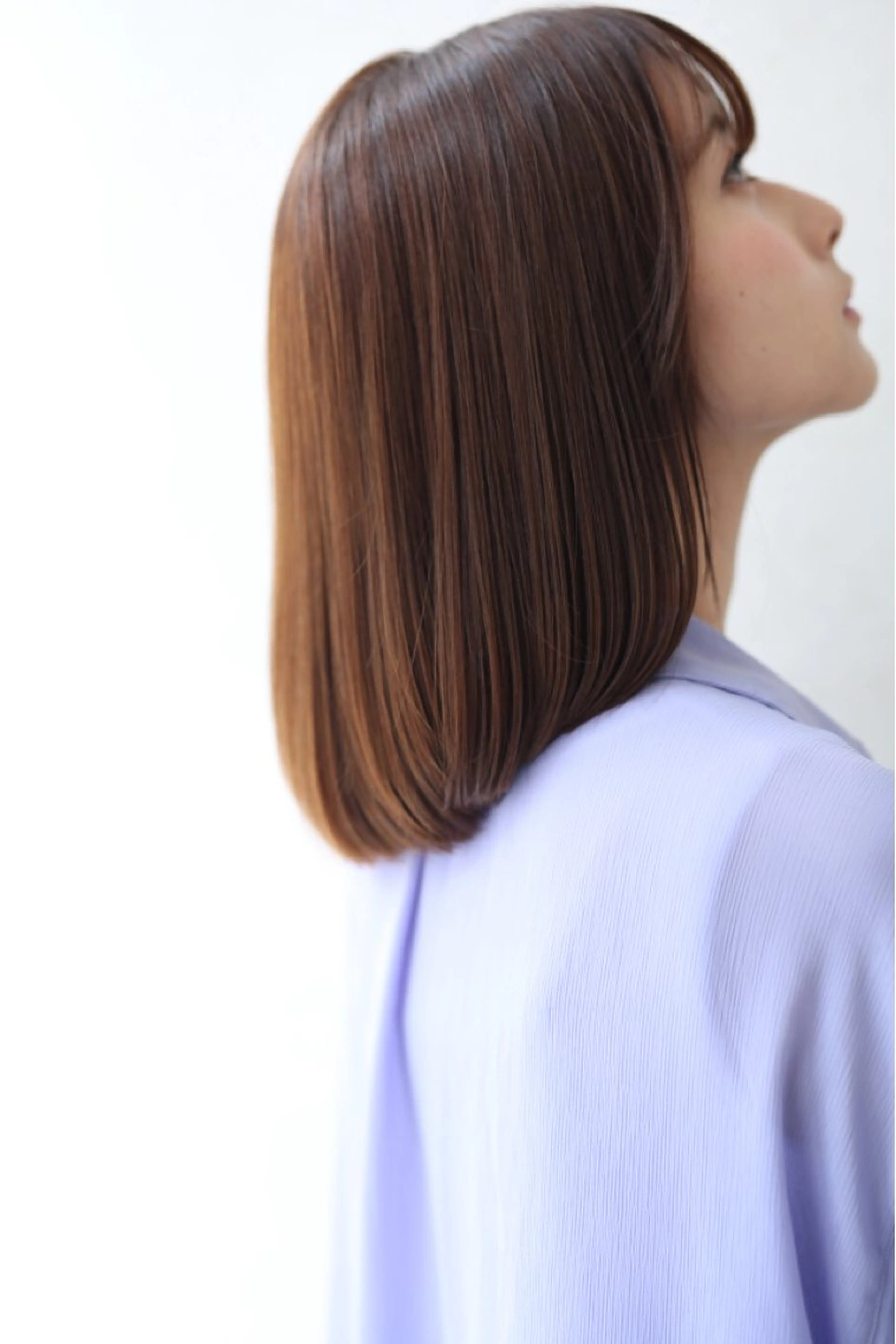 ミディアム 西川 仁のヘアスタイル