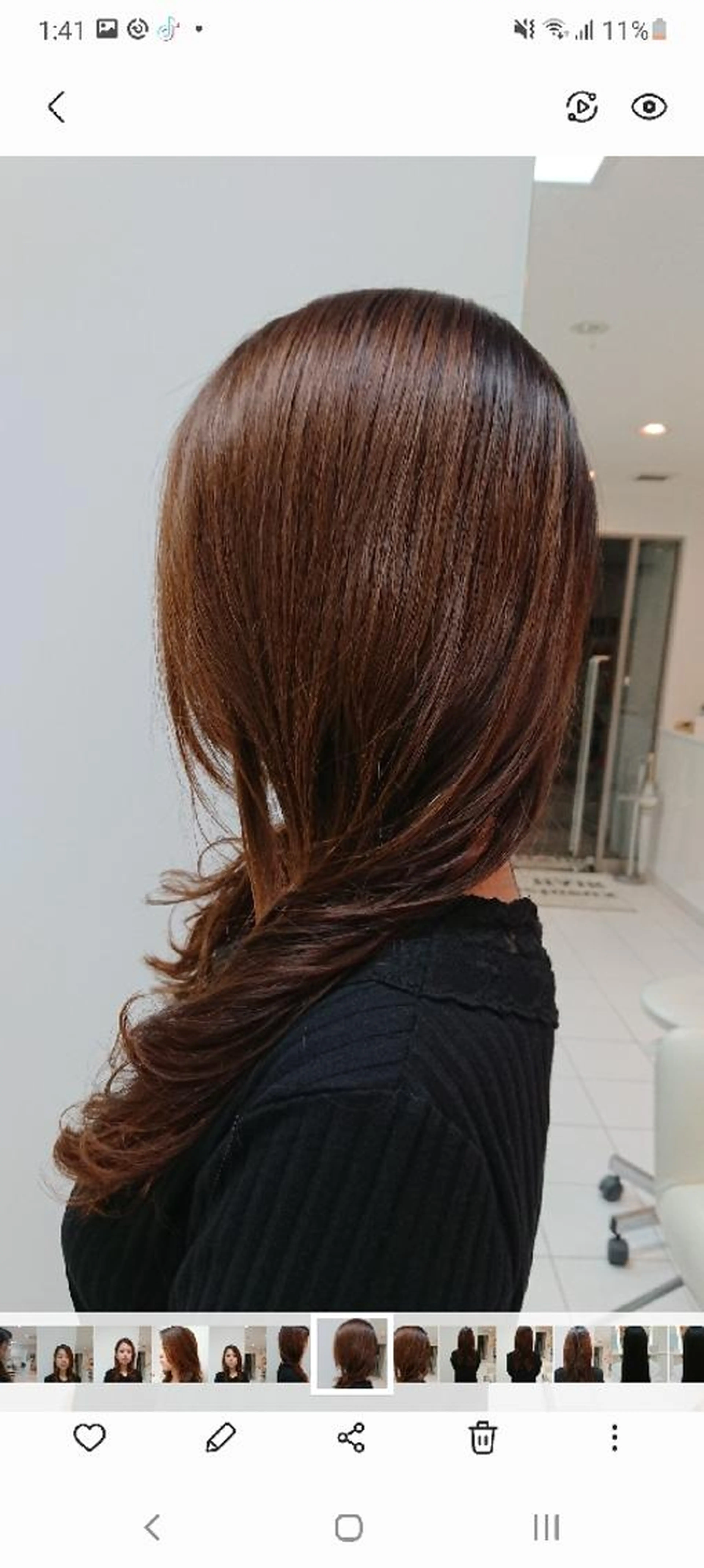 モデルカット & デジタルパーマの写真