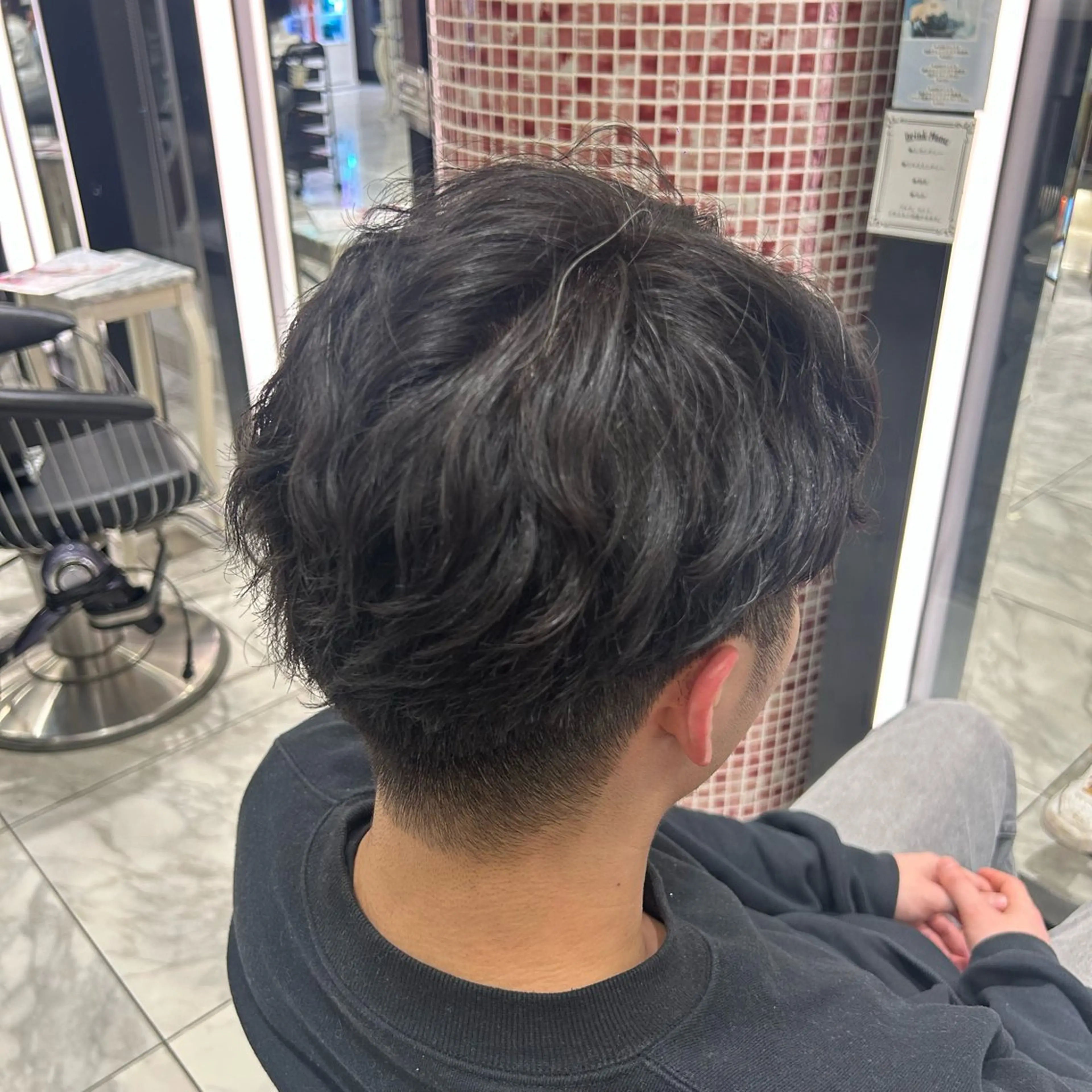 【木、土曜日、先着1名様限定!】カット+メンズパーマ🖤の写真