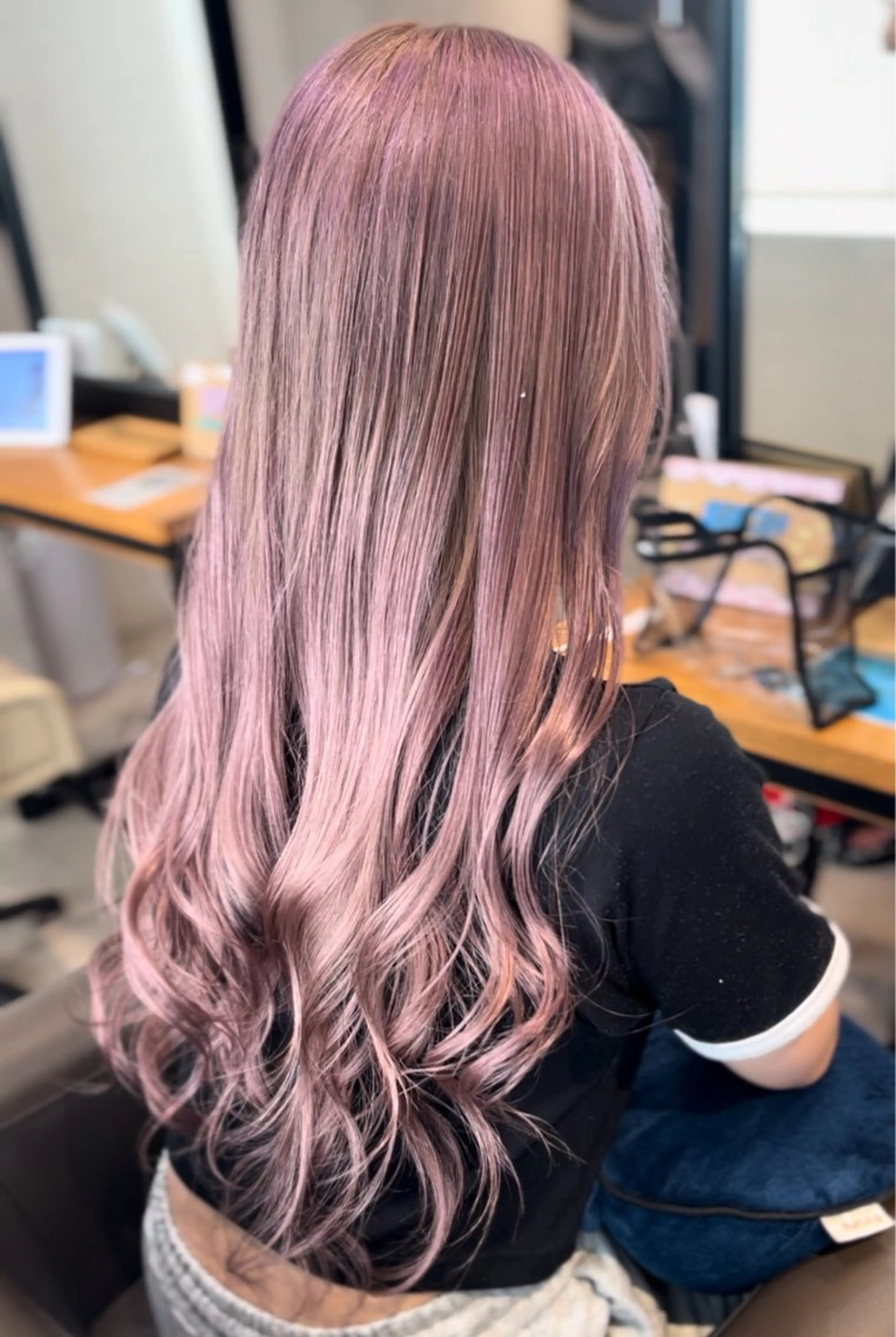 ロング カラー カット ヘアカラー トリートメント 🌿earth亀有店 【緑髪のノブ】🌿のヘアスタイル