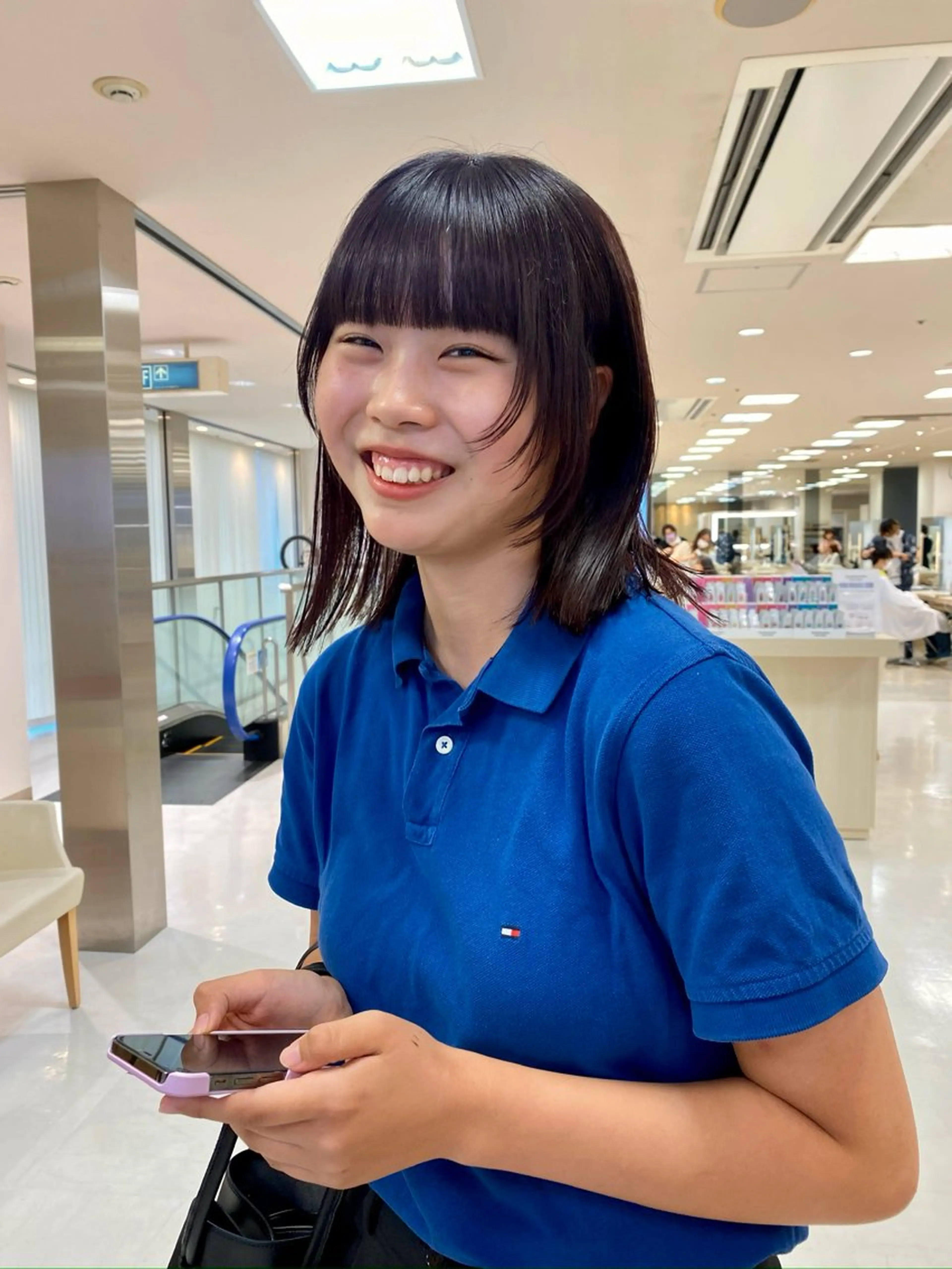 ミディアム ミディアムレイヤー 顔まわりレイヤー 韓国風ヘア レイヤーカット ウルフカット カット トリートメント レイヤー/ウルフ🤎 mayo.のヘアスタイル