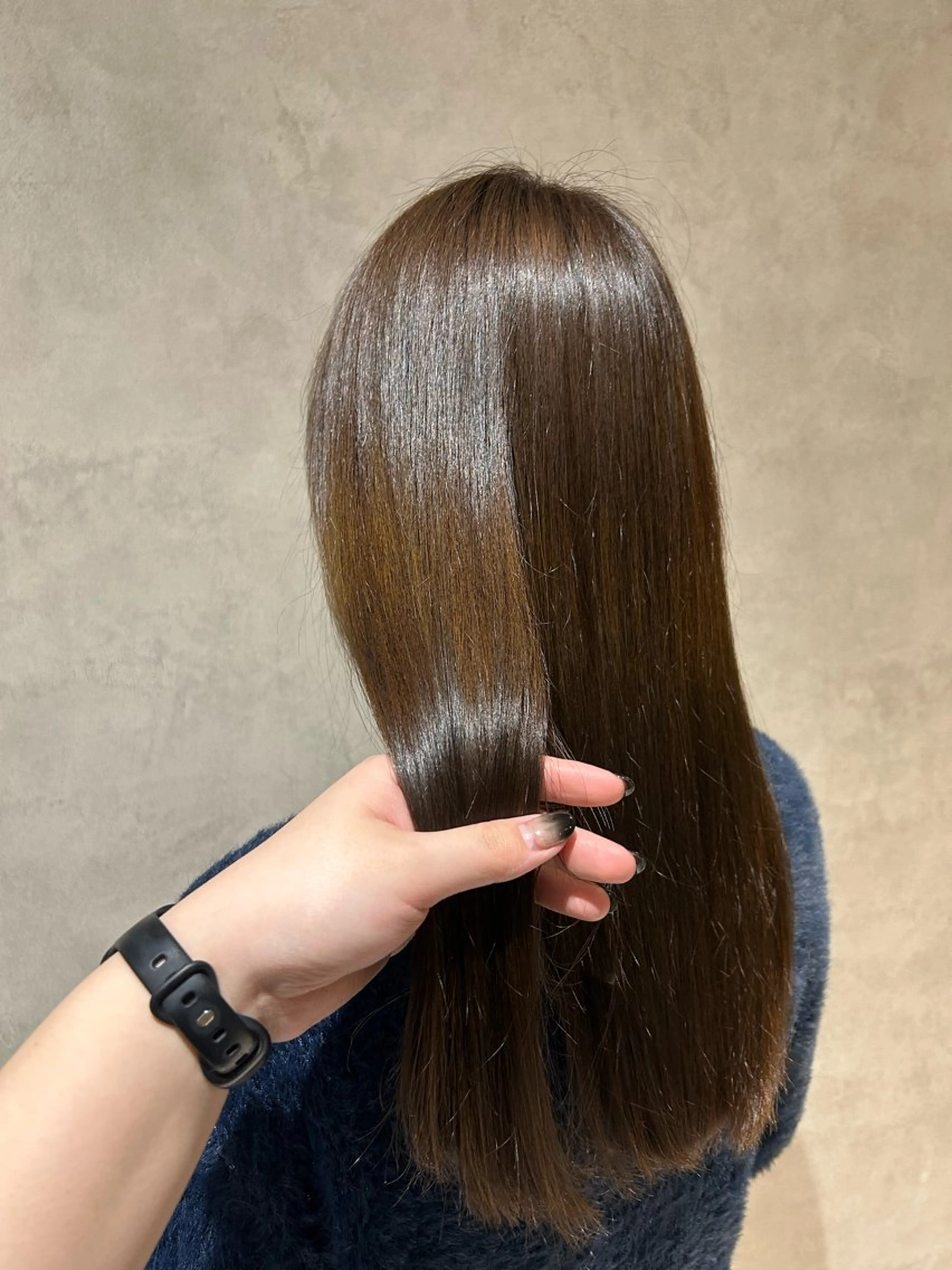 《💙口コミ限定💙》🌟艶カラー+4stepトリートメント+マイクロバブル🫧※ブリーチ無の写真