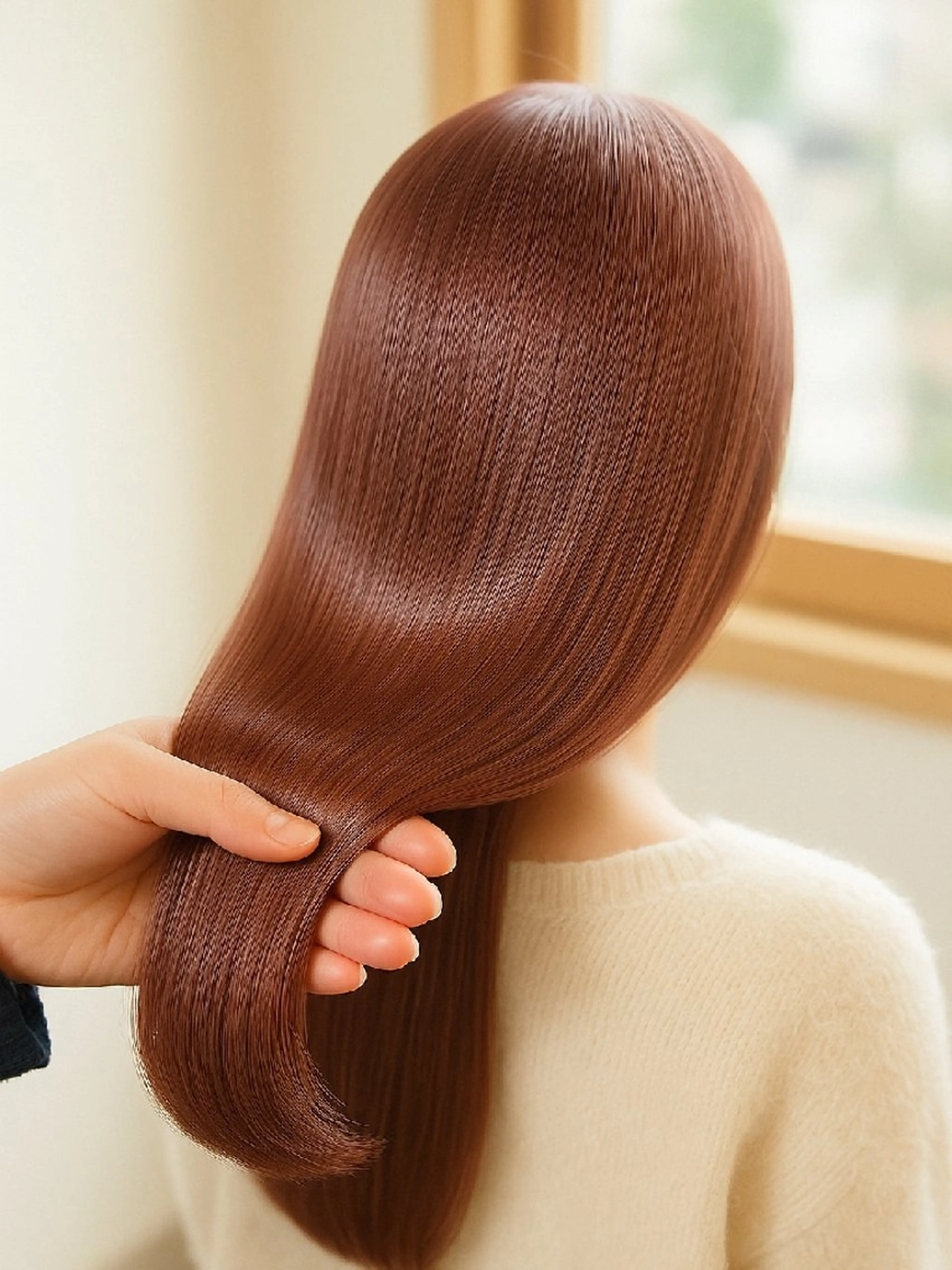 ロング 髪質改善＆白髪ぼかし カラー♡店長みやけ♡のヘアスタイル