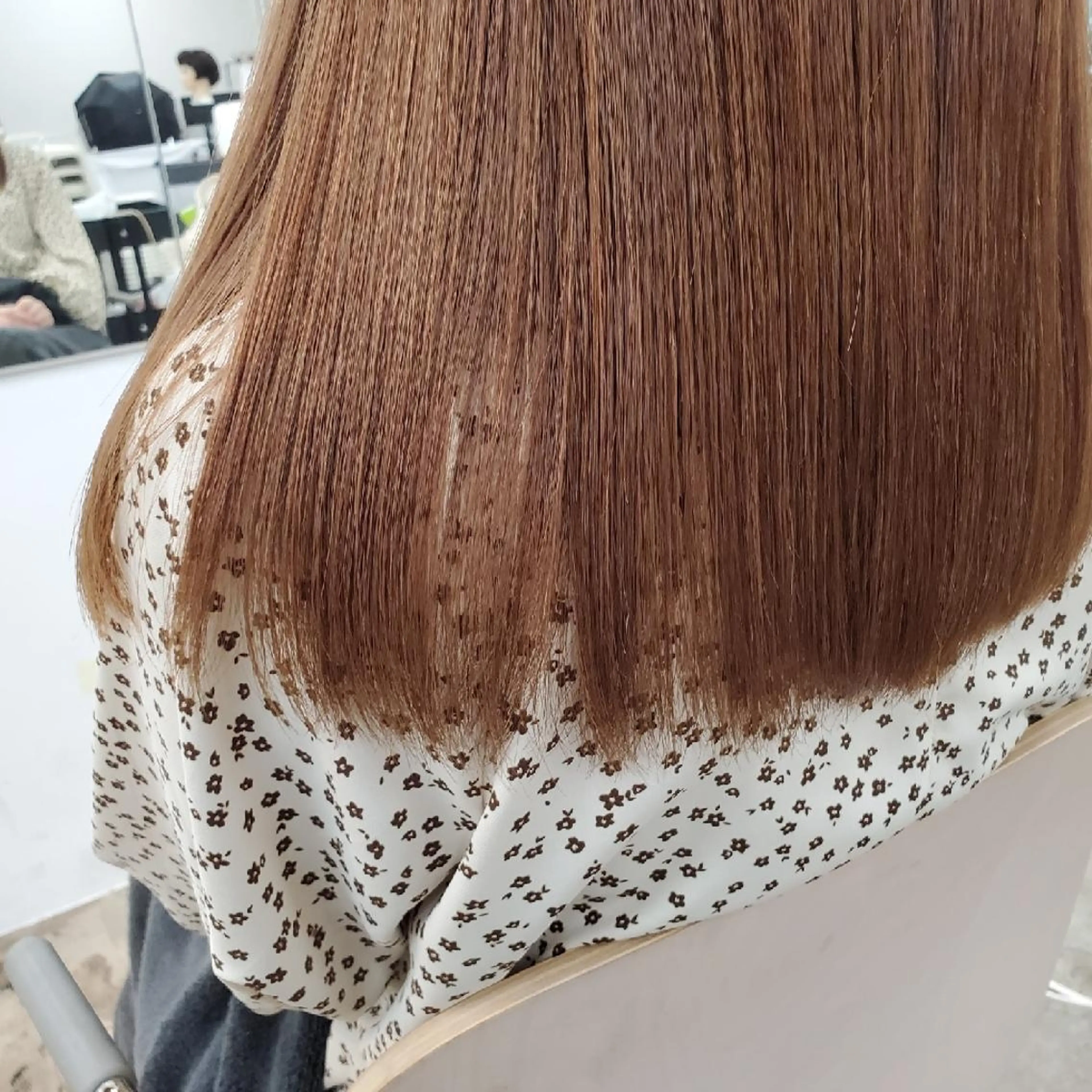 ロング カラー ヘアアレンジ カット トリートメント 顔まわりデザイン🌿 ふじこのヘアスタイル