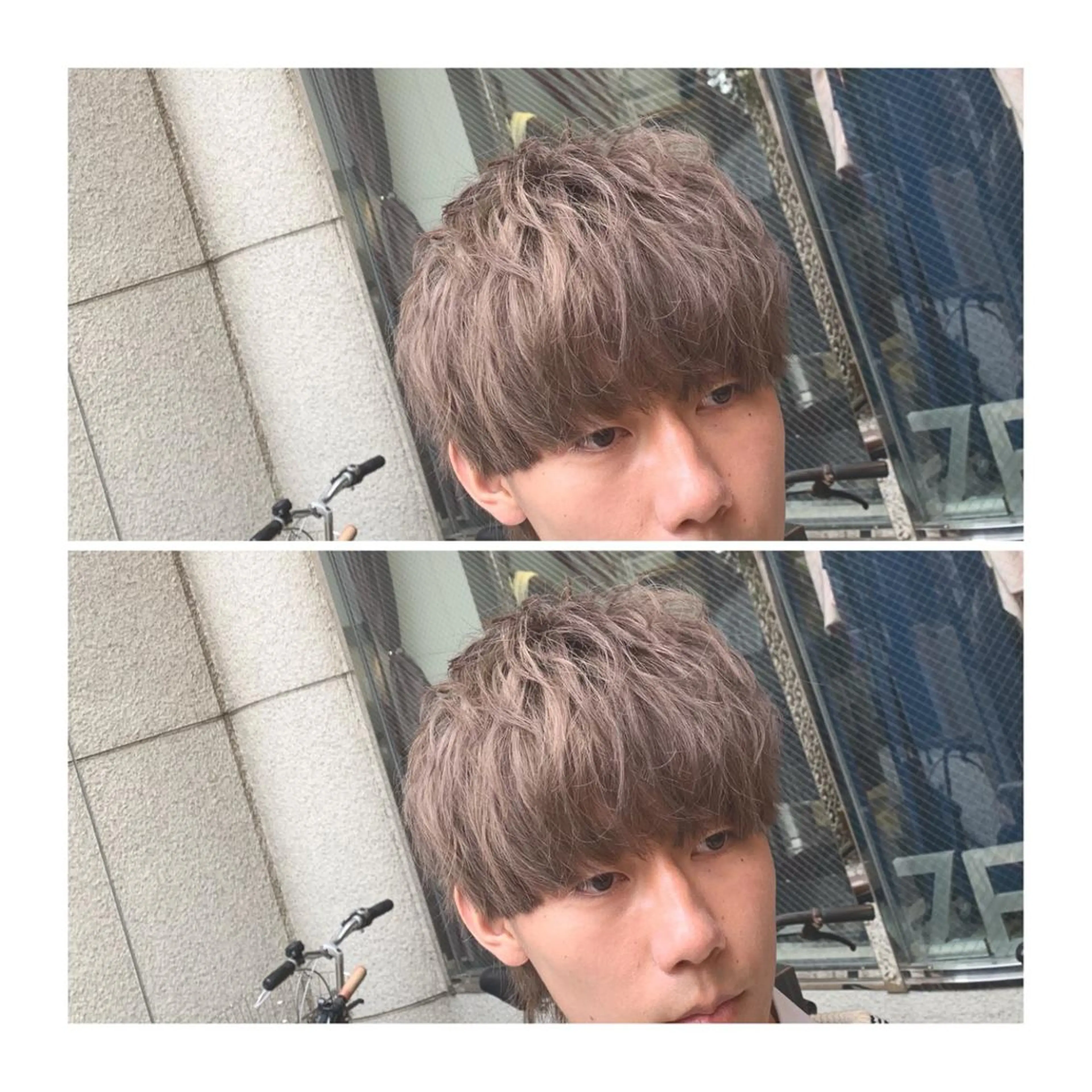 ショート カラー ヘアアレンジ メンズ ange☞ soutaのヘアスタイル