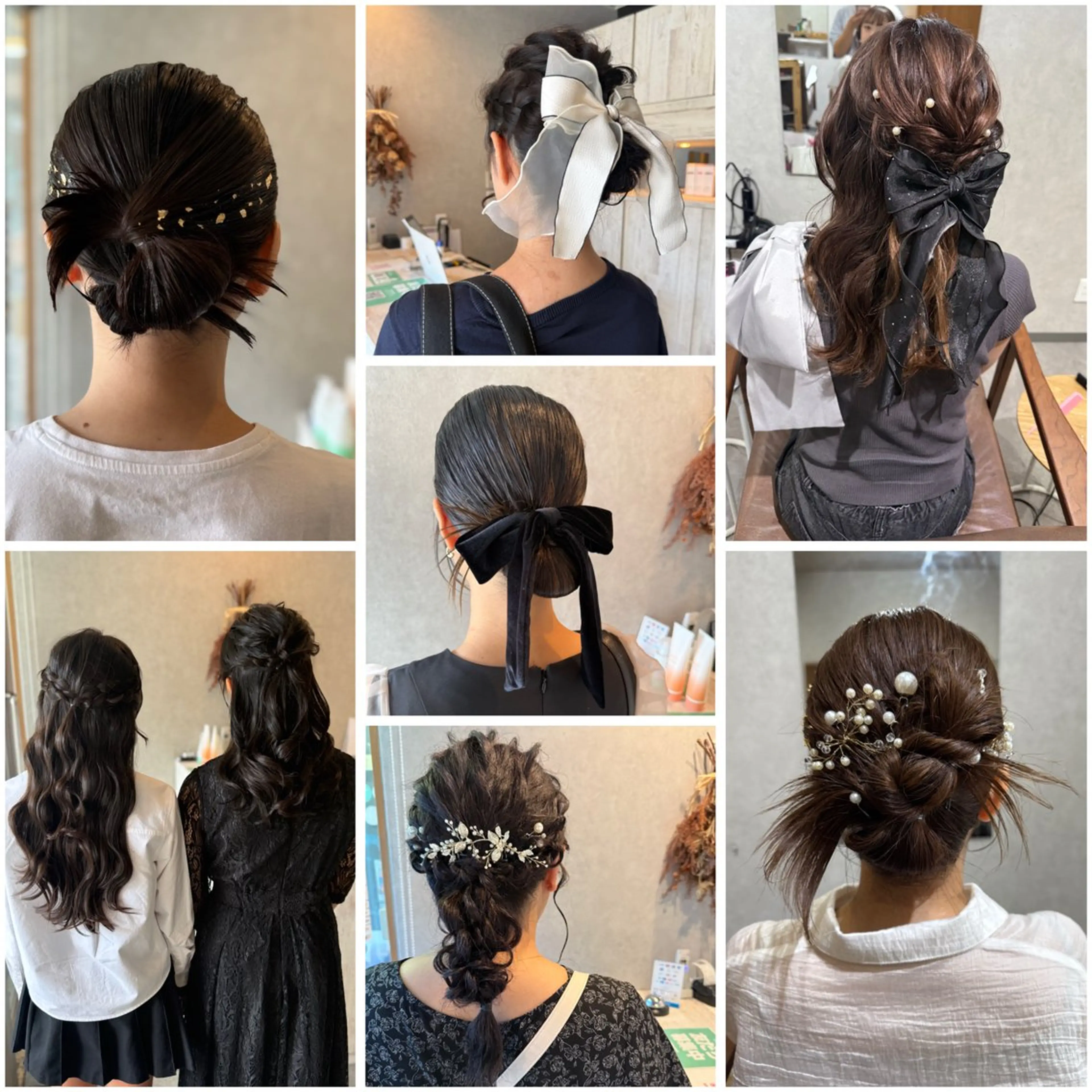 ヘアアレンジ ヘアセット Bish Yanaのヘアスタイル