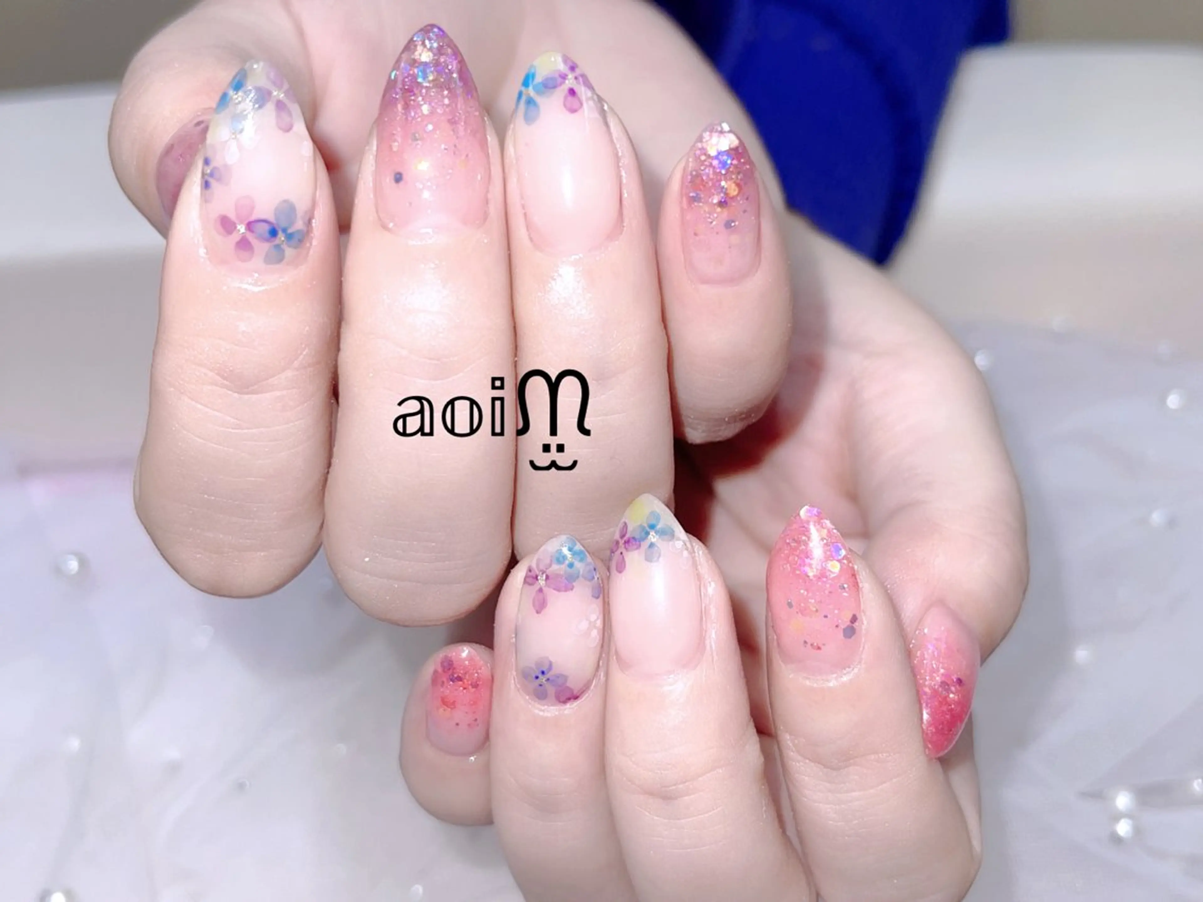 ネイル 葵うさぎ所属・葵うさぎ AIのネイルデザイン