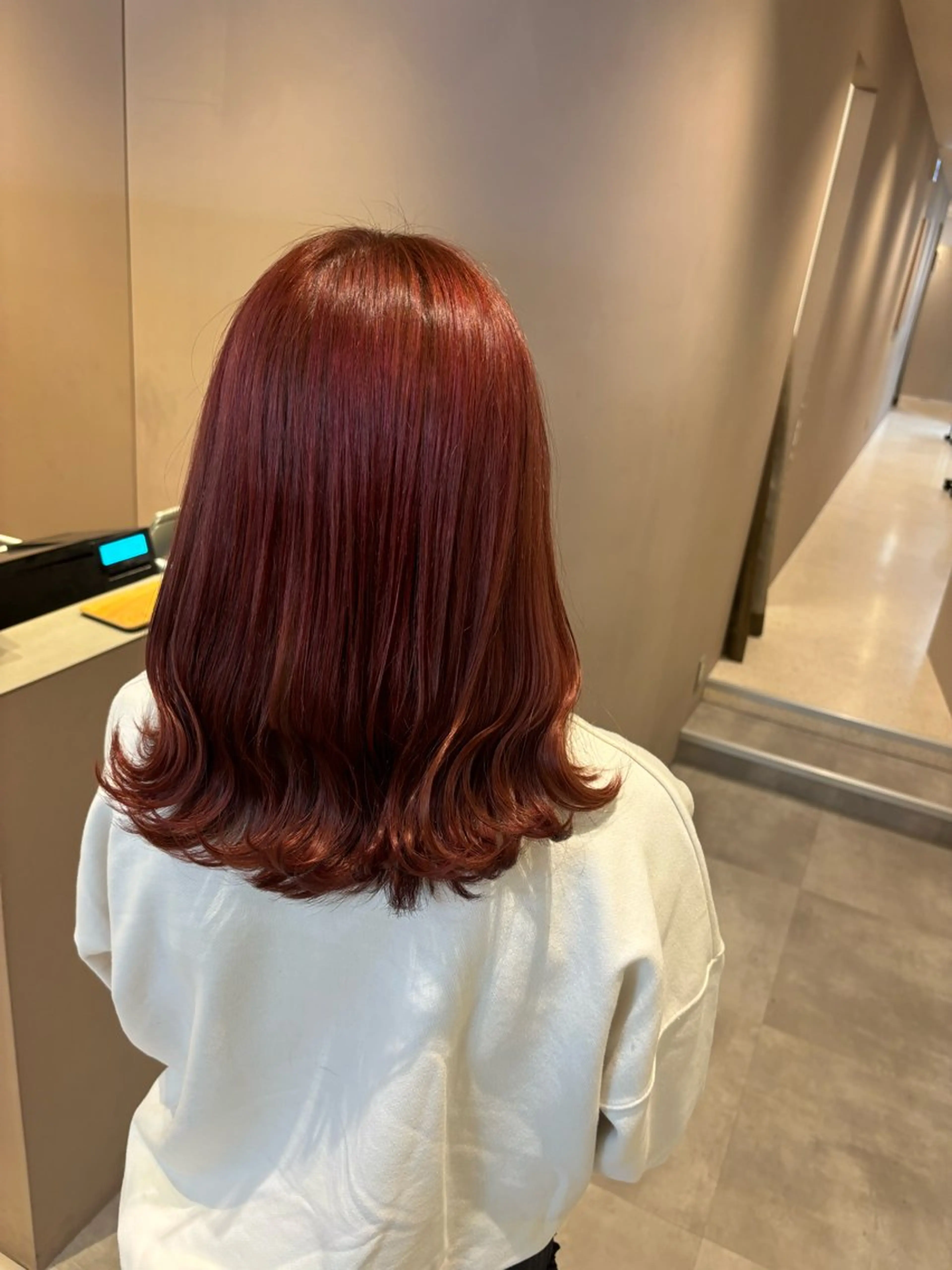 セミロング HARUKI  MINATO Japan広島紙屋町店所属・hmj紙屋町店 脊戸智志のヘアスタイル