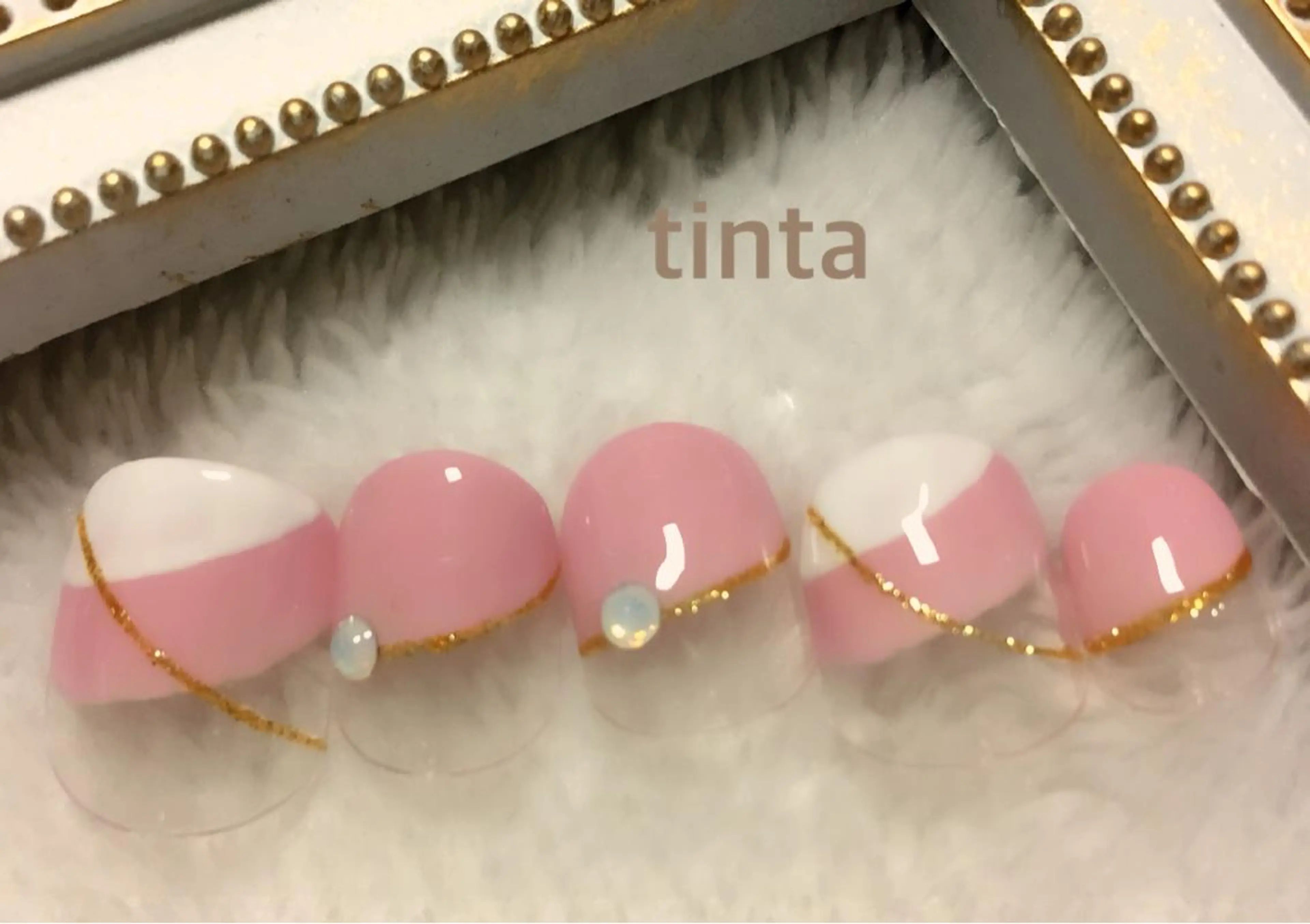 ネイル フレンチネイル ネイルサロン ティンタ所属・馬場 典子のネイルデザイン