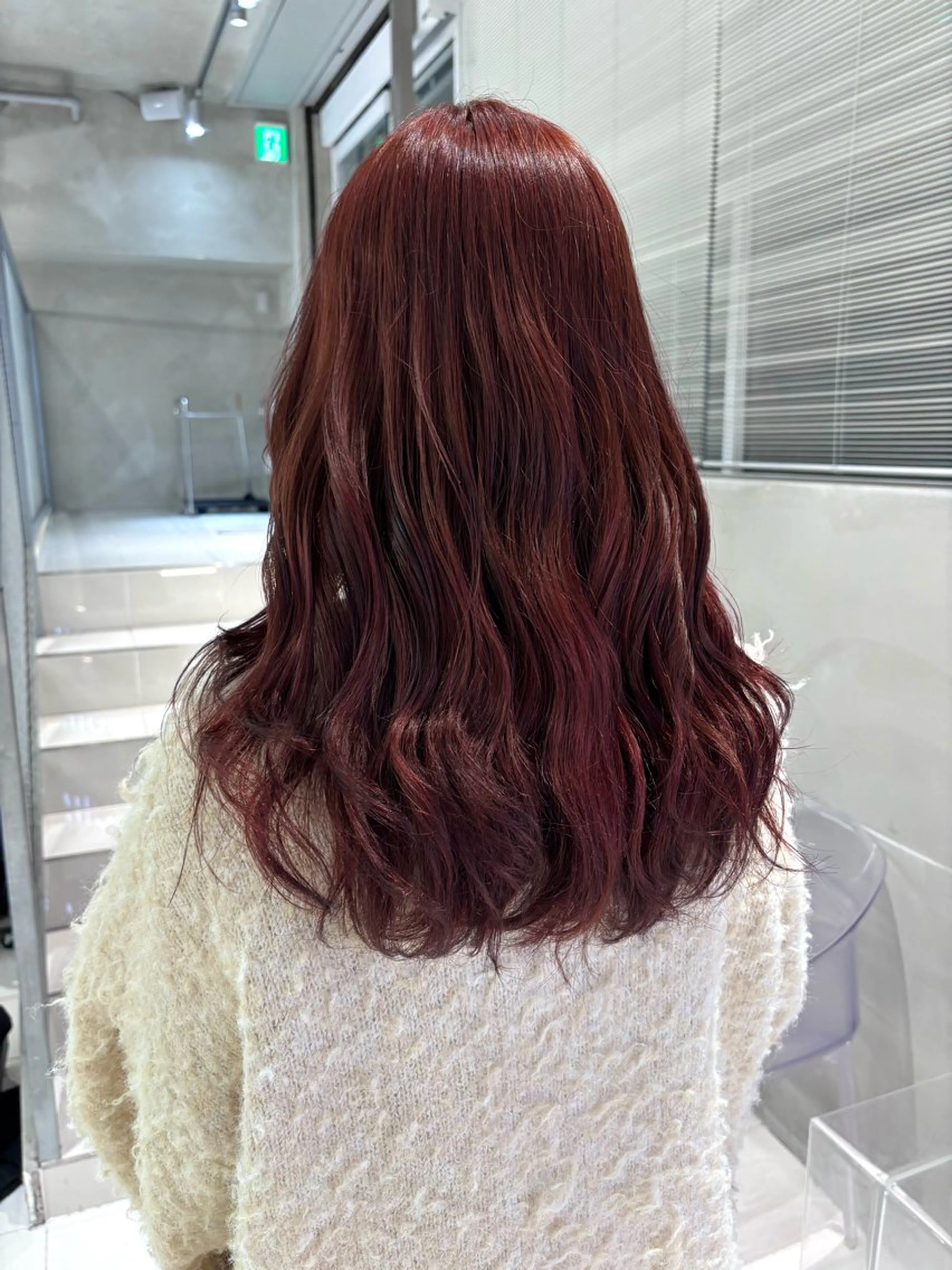 カラー ダブルカラー レッドカラー 透明感カラー/set /hana🍀🪽‪のヘアスタイル